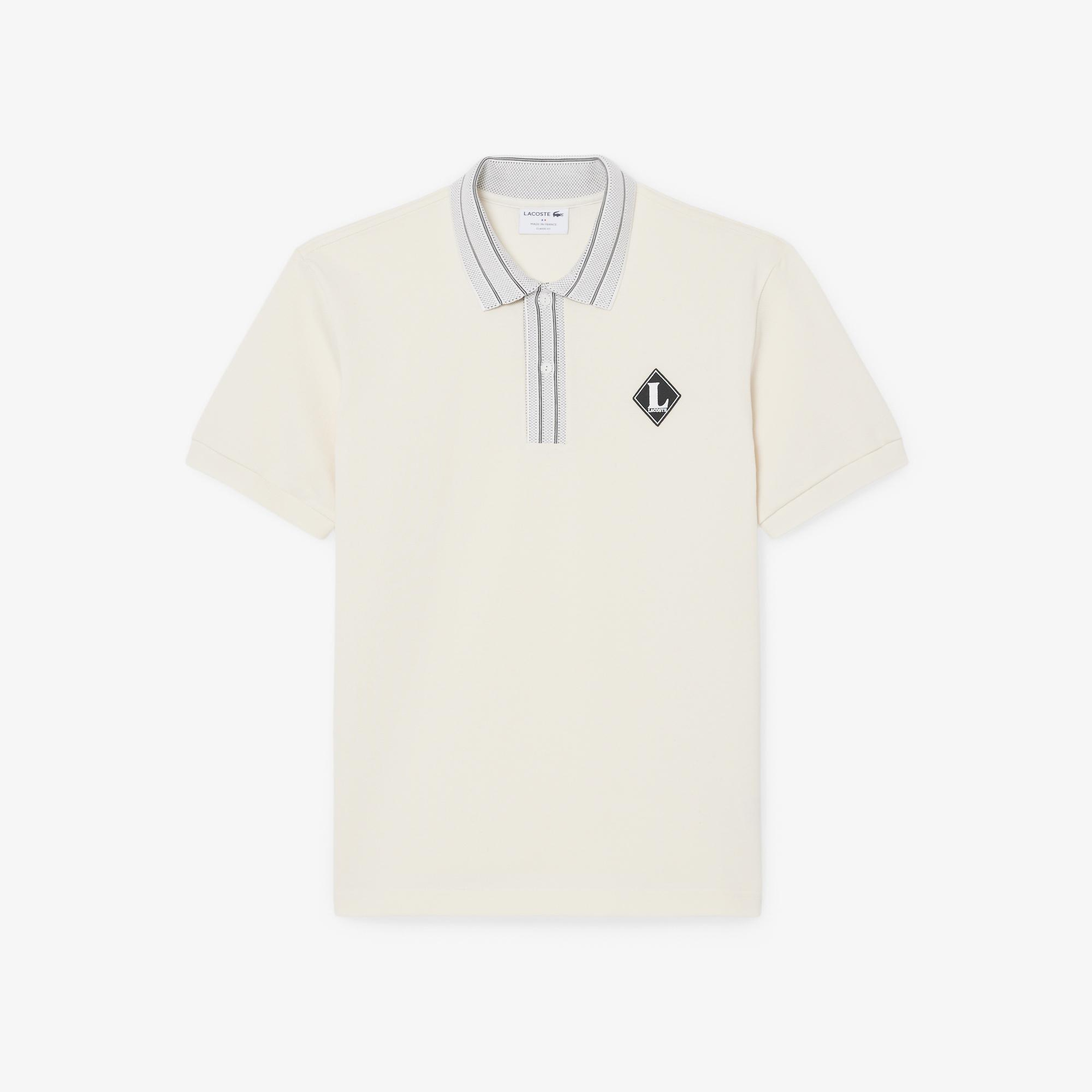 Erkek Classic Fit Krem Polo