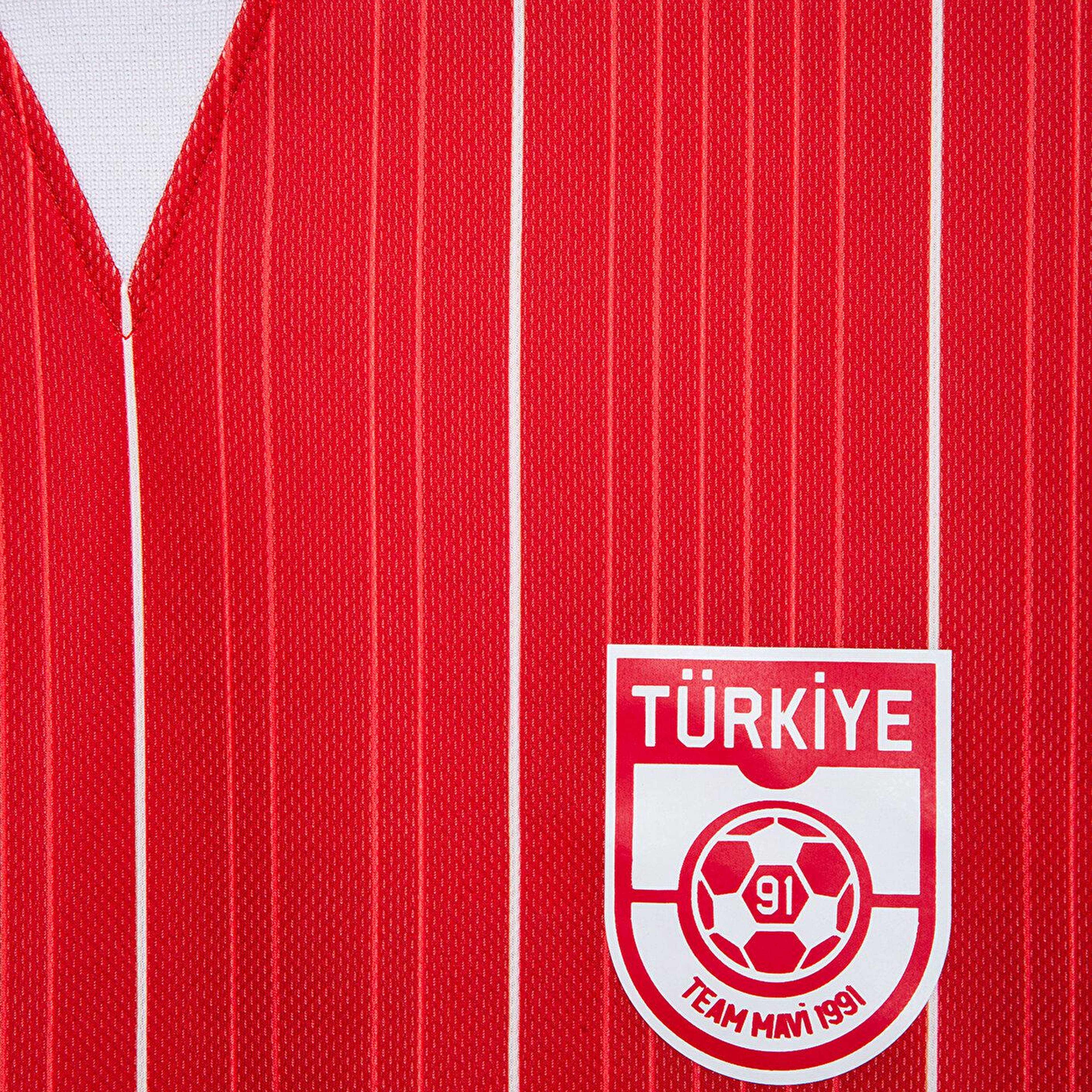Mavi Team Mavi Futbol Koleksiyonu Türkiye Baskılı Kırmızı Erkek Forma Tişört Loose Fit / Bol Rahat Kesim 0620242-70477