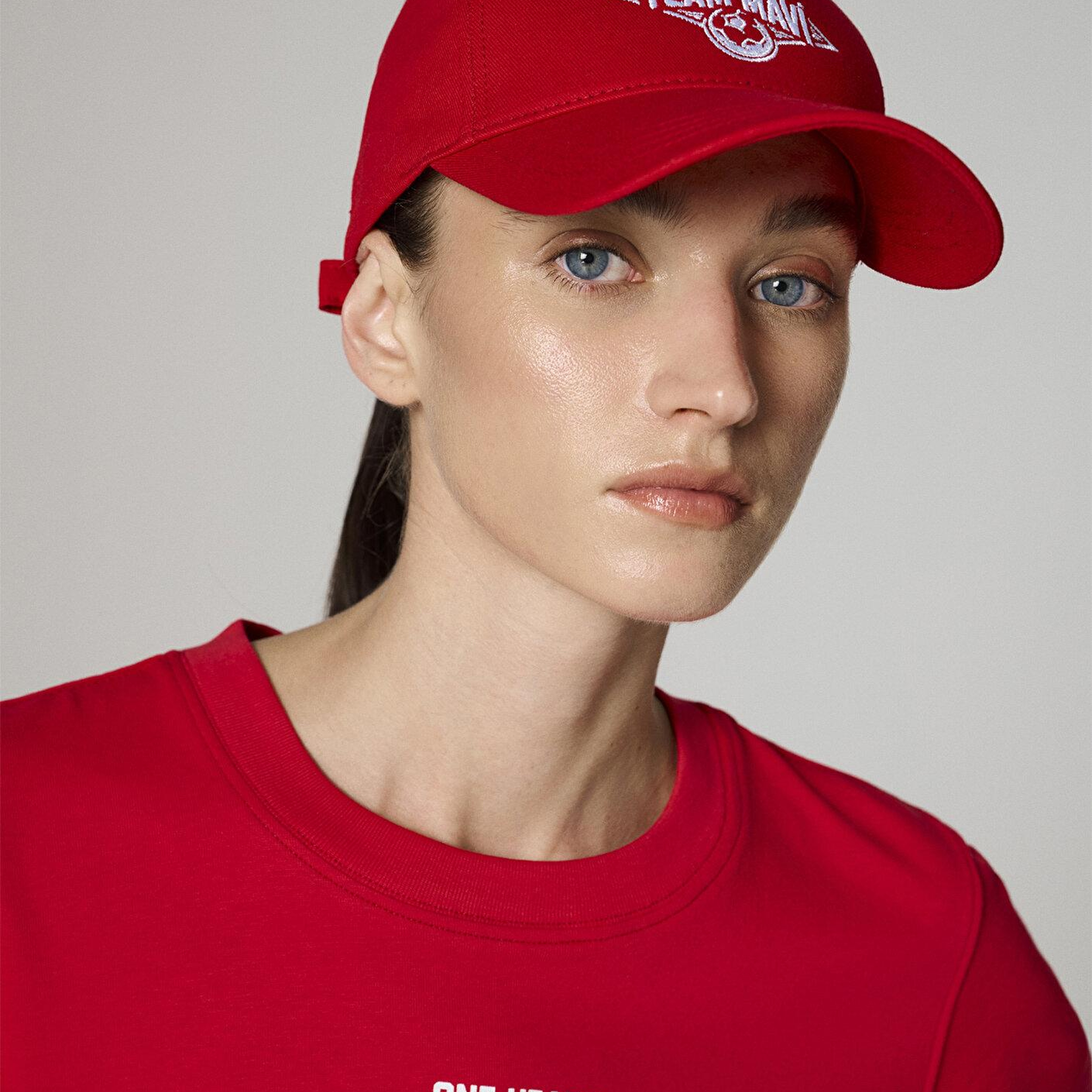 Mavi Team Mavi Futbol Koleksiyonu Baskılı Kırmızı Tişört Regular Fit / Normal Kesim 1620329-70477