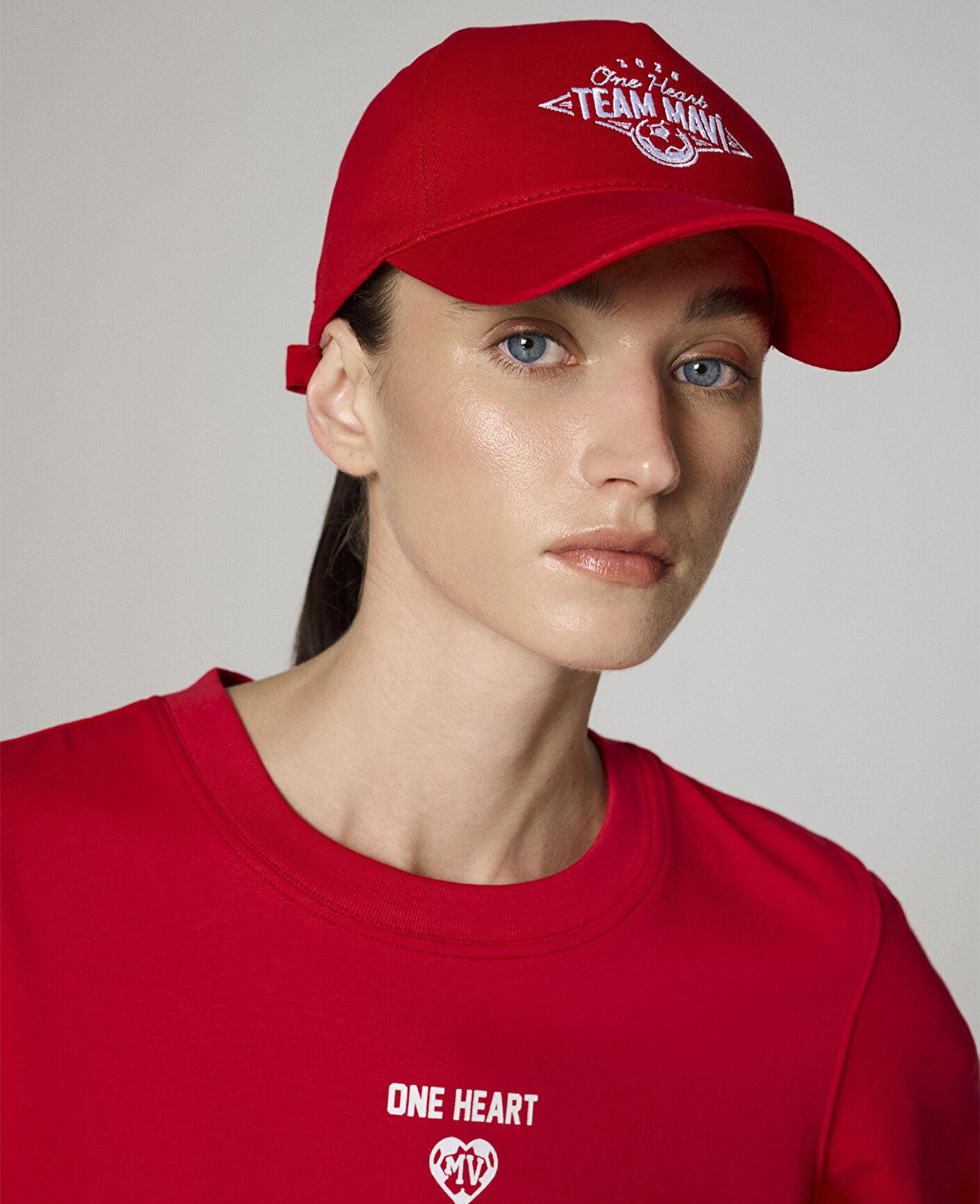 Mavi Team Mavi Futbol Koleksiyonu Baskılı Kırmızı Tişört Regular Fit / Normal Kesim 1620329-70477