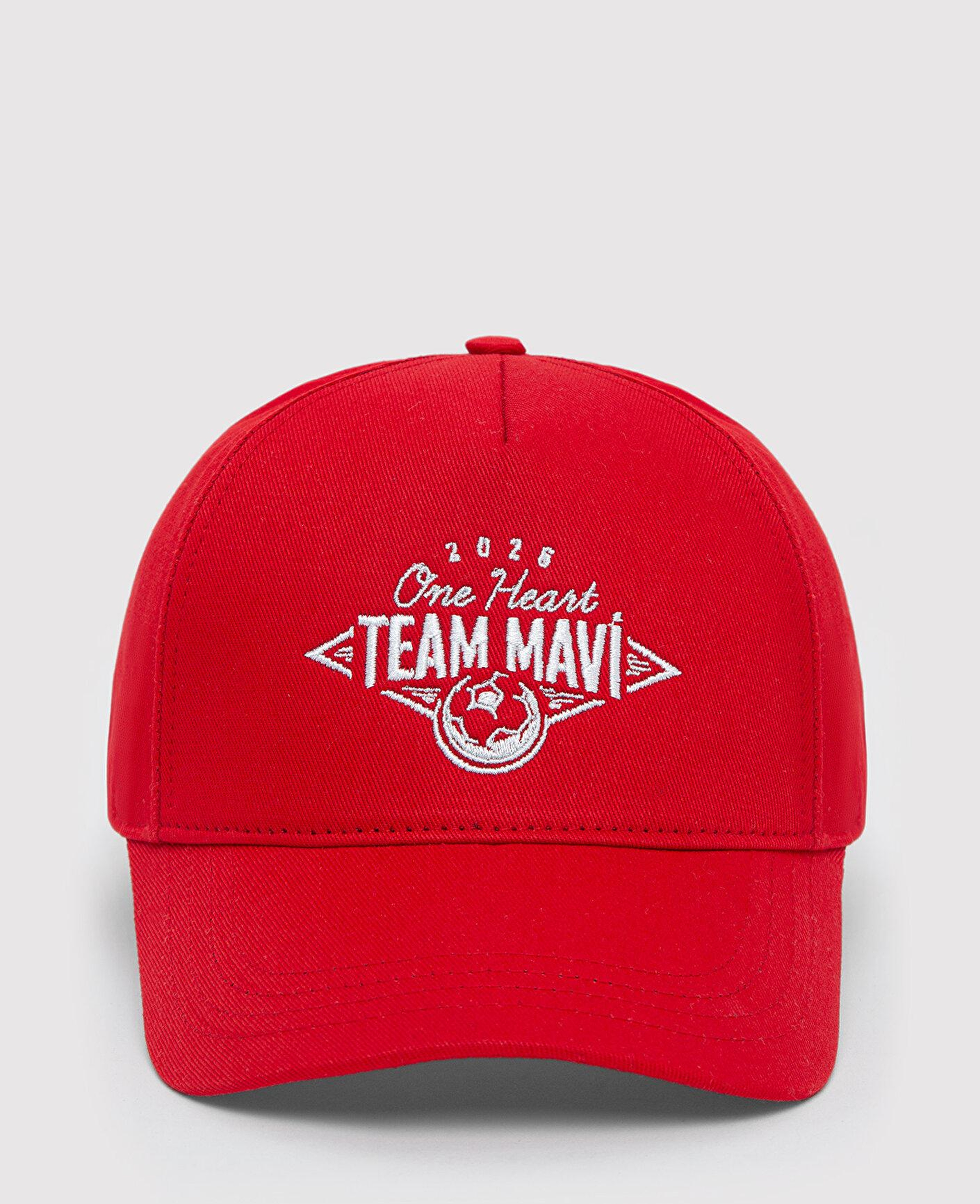 Mavi Team Mavi Futbol Koleksiyonu Nakışlı Kırmızı Şapka 0920341-70465