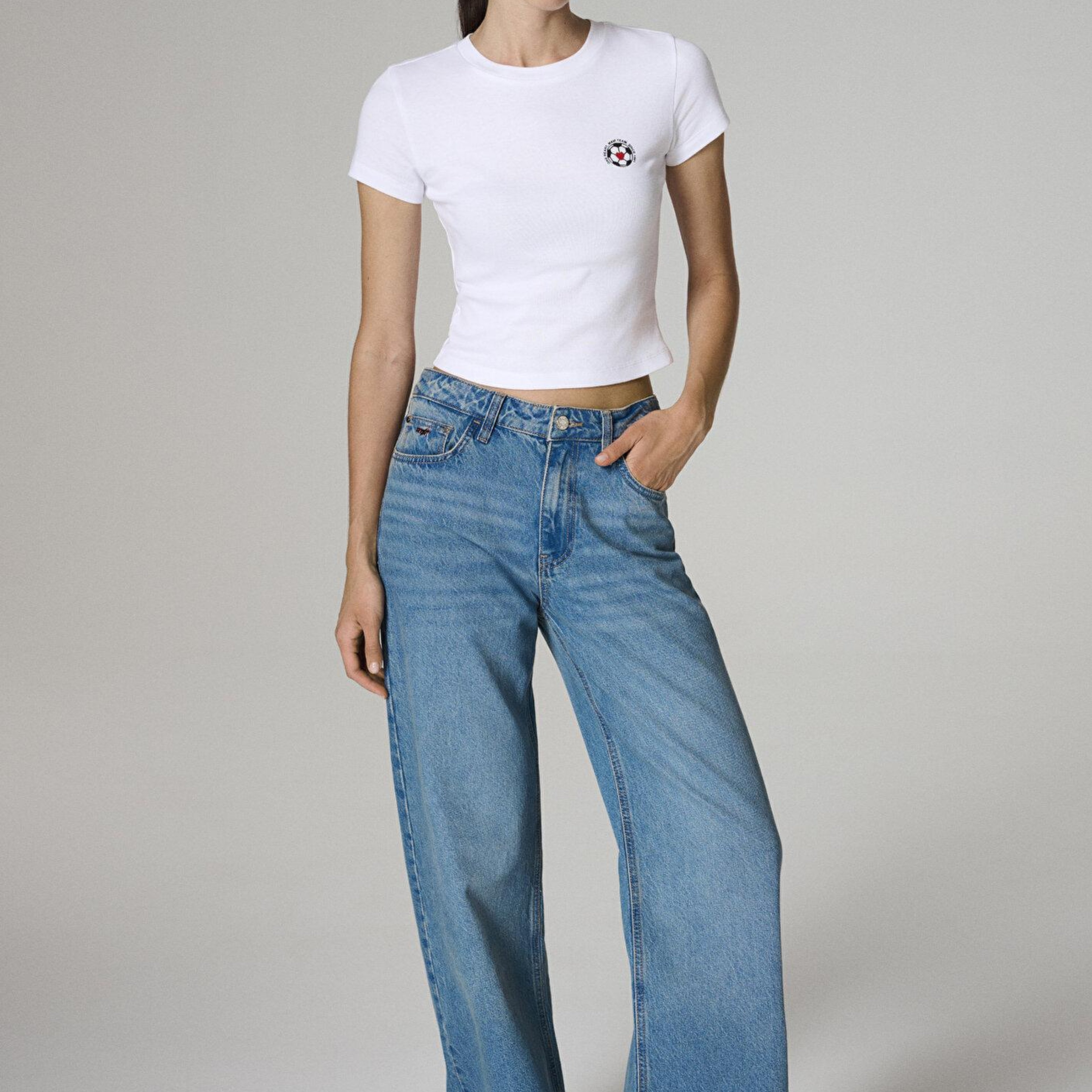 Mavi Team Mavi Futbol Koleksiyonu Malibu Mid Brushed Jean Pantolon 1010152-A7536