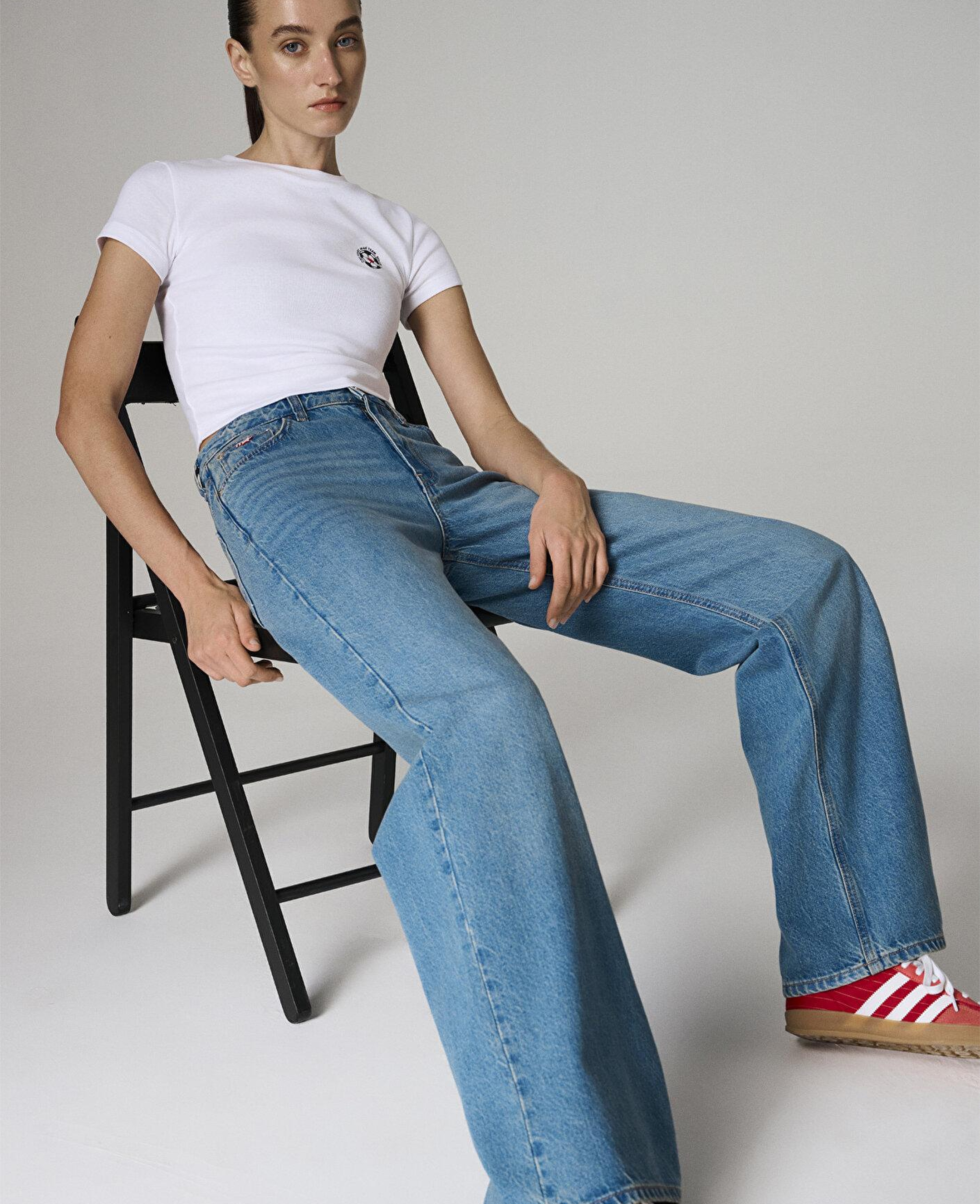 Mavi Team Mavi Futbol Koleksiyonu Malibu Mid Brushed Jean Pantolon 1010152-A7536