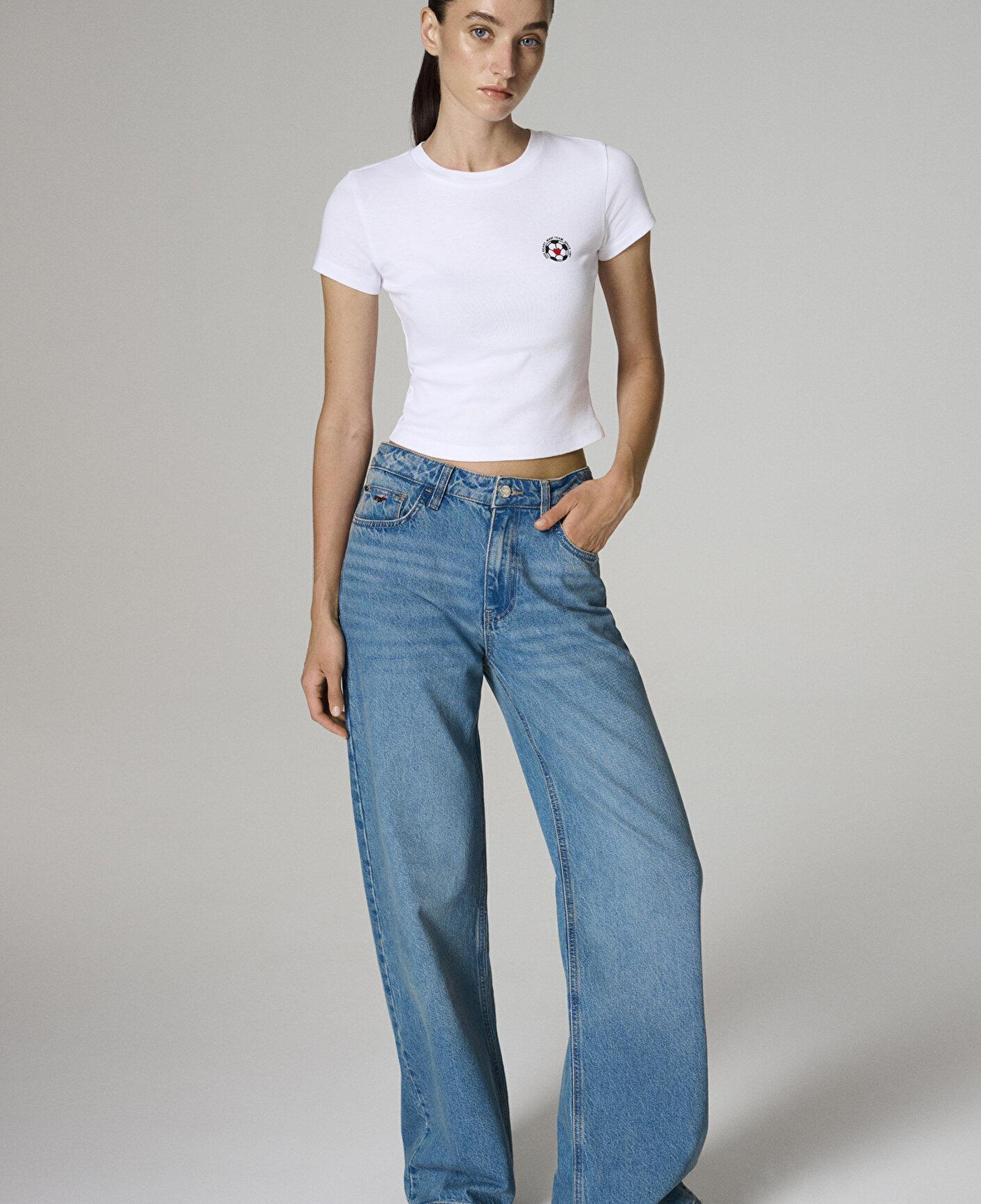 Mavi Team Mavi Futbol Koleksiyonu Malibu Mid Brushed Jean Pantolon 1010152-A7536