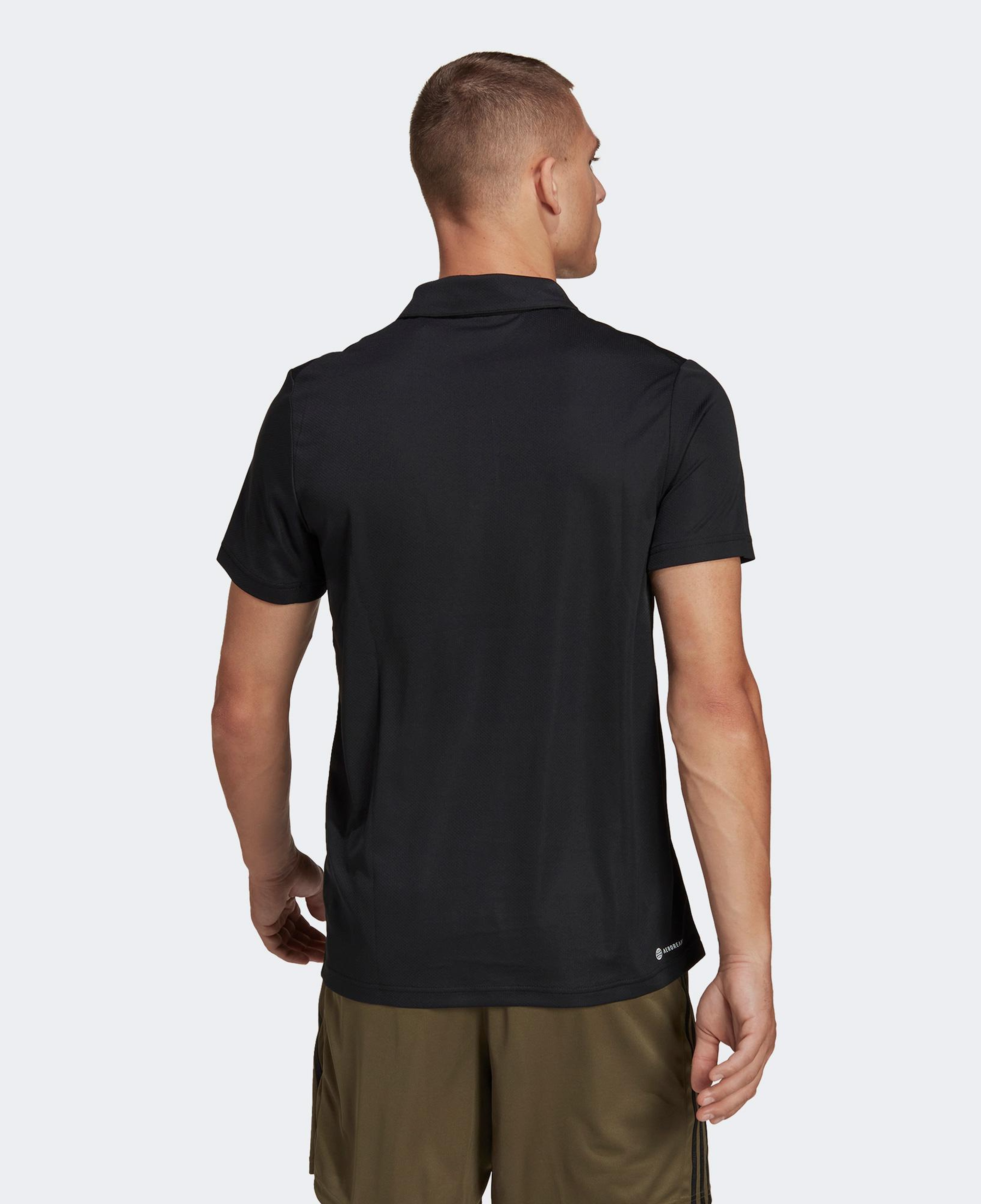 adidas TR-ES Base Erkek Siyah Günlük Polo T-Shirt