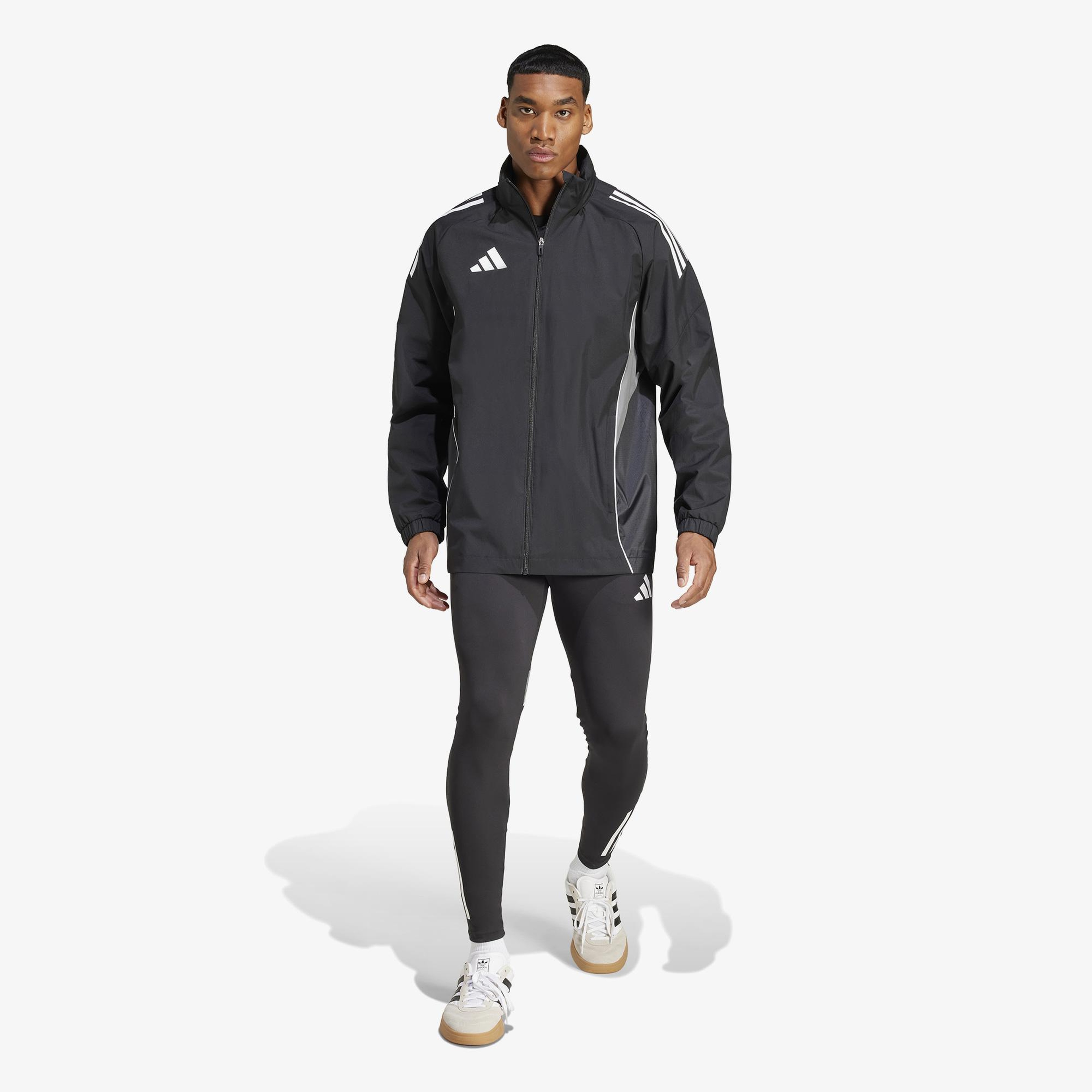 adidas Tiro 25 Competition All Weather Erkek Siyah Futbol Ceket