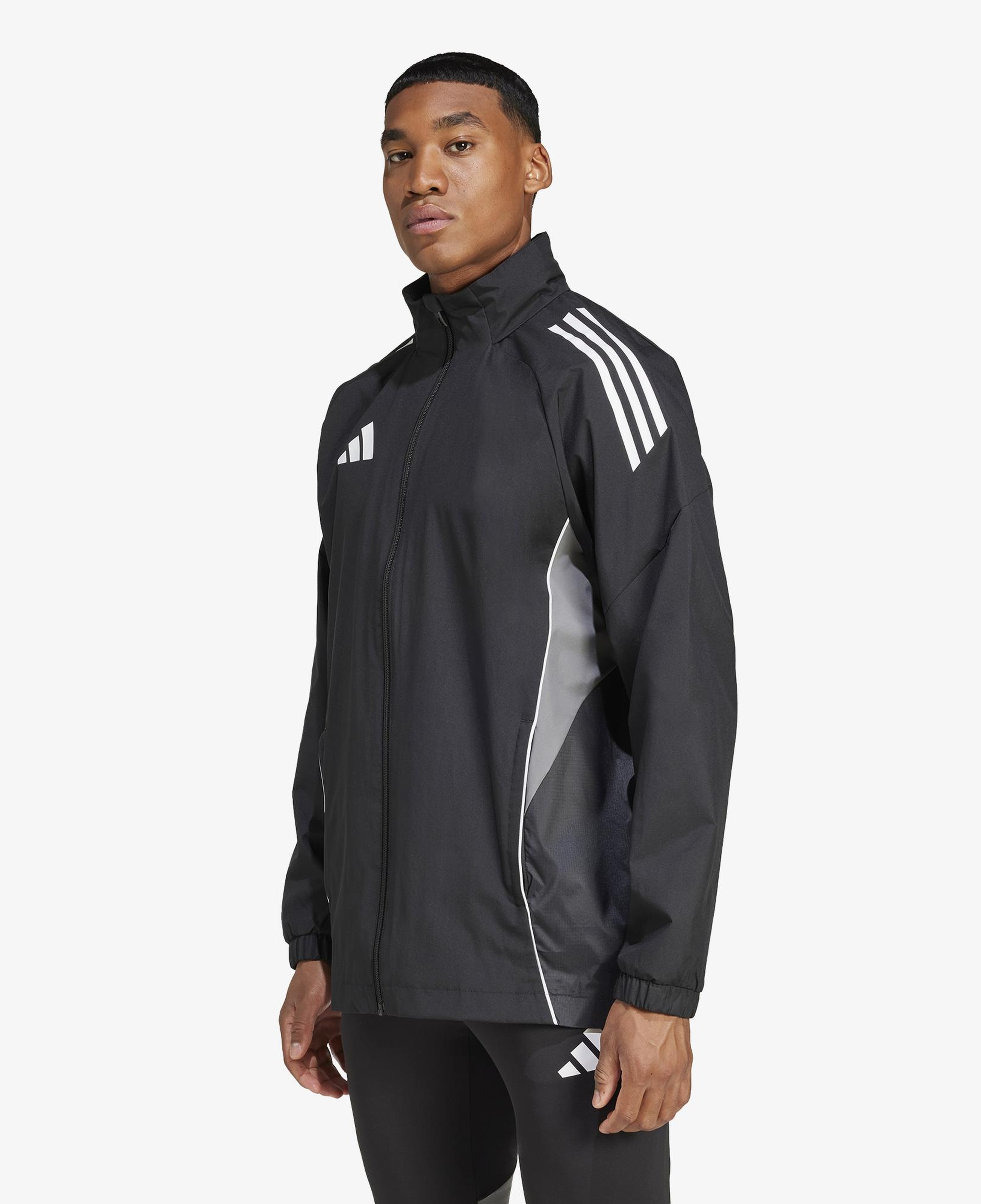 adidas Tiro 25 Competition All Weather Erkek Siyah Futbol Ceket