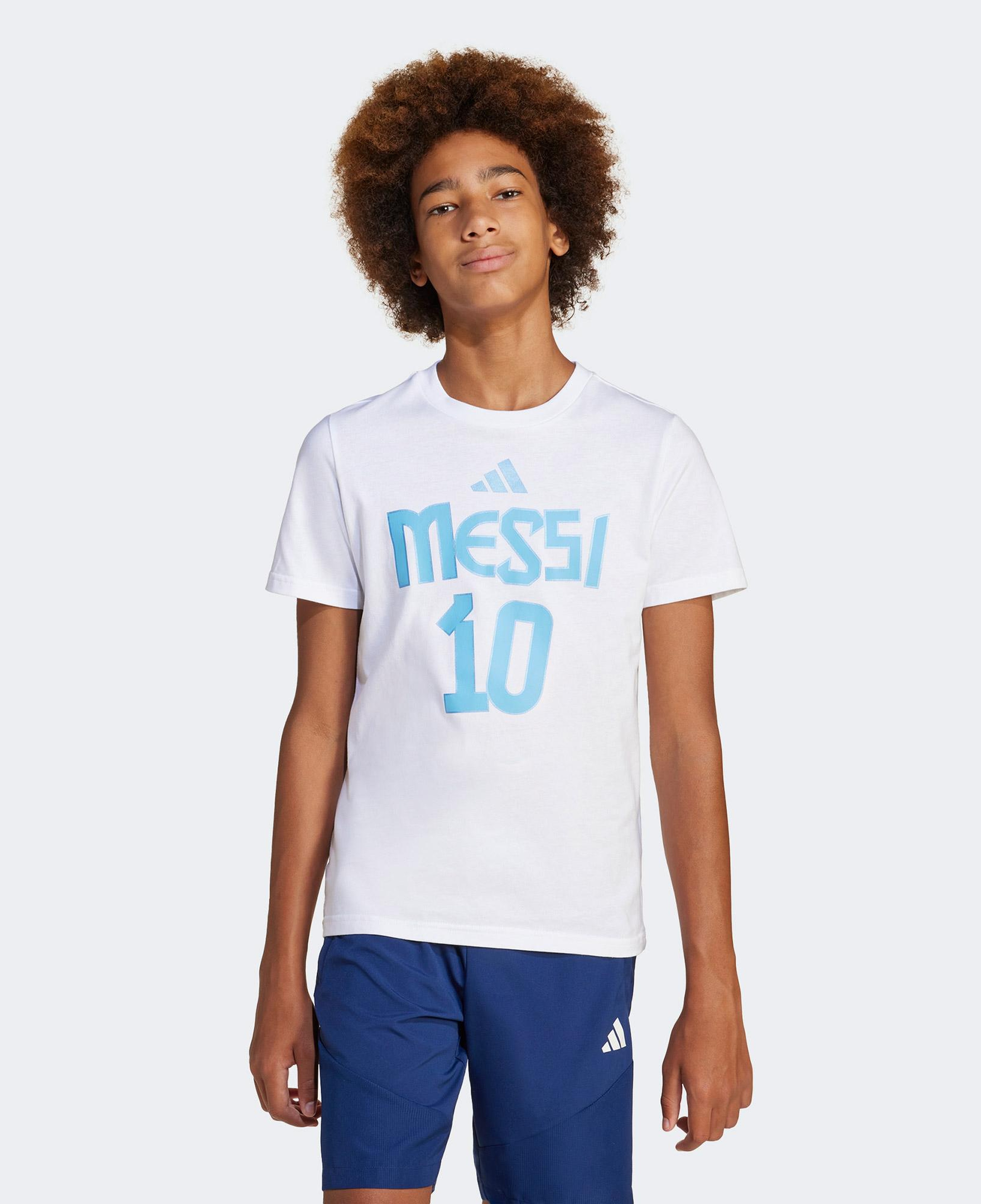 adidas Y Messi N&N G T Çocuk Beyaz T-Shirt