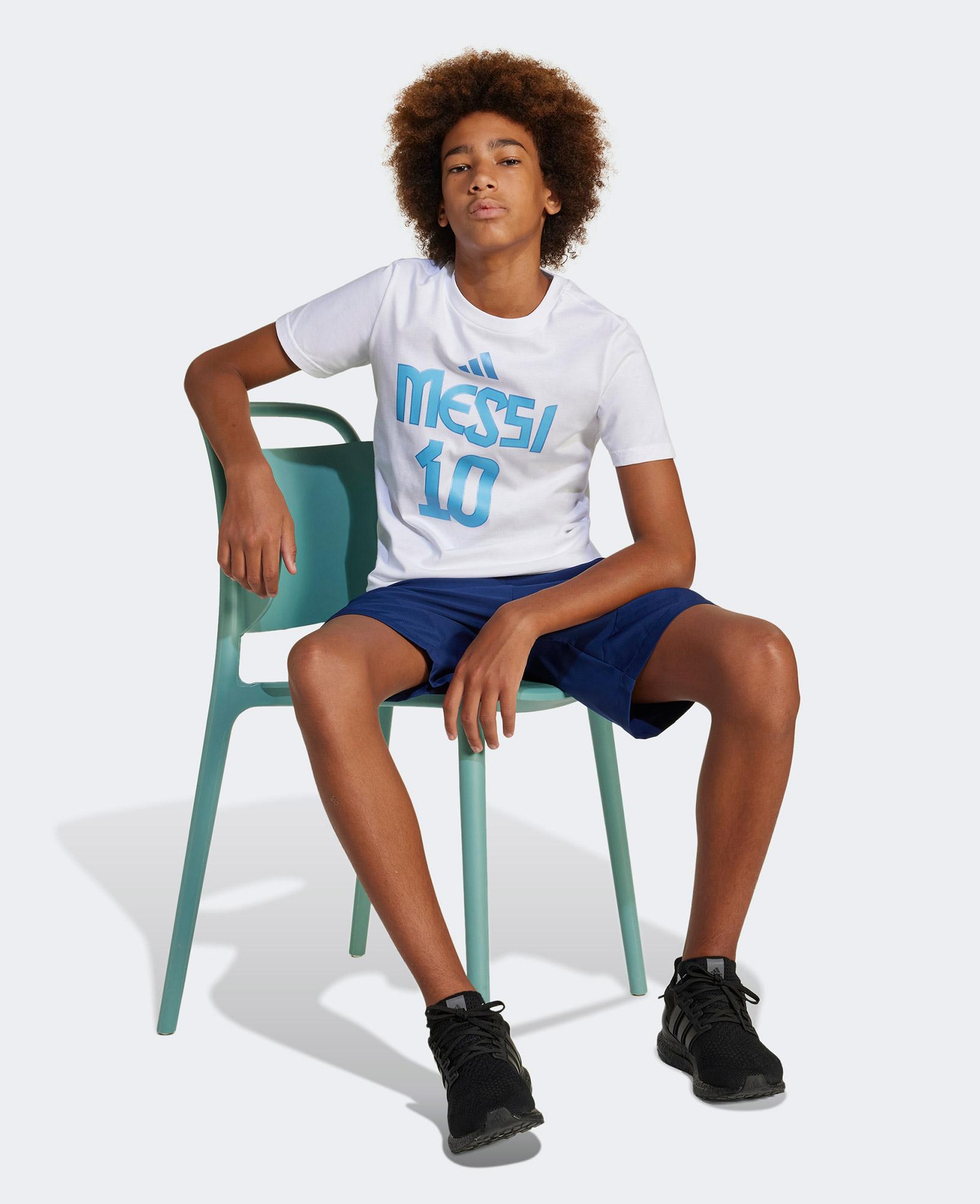 adidas Y Messi N&N G T Çocuk Beyaz T-Shirt