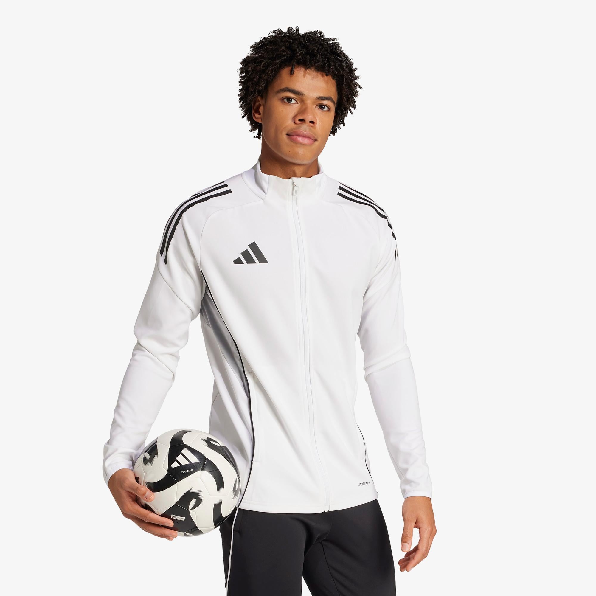 adidas Tiro 25 Competition Training Erkek Beyaz Futbol Eşofman Üstü