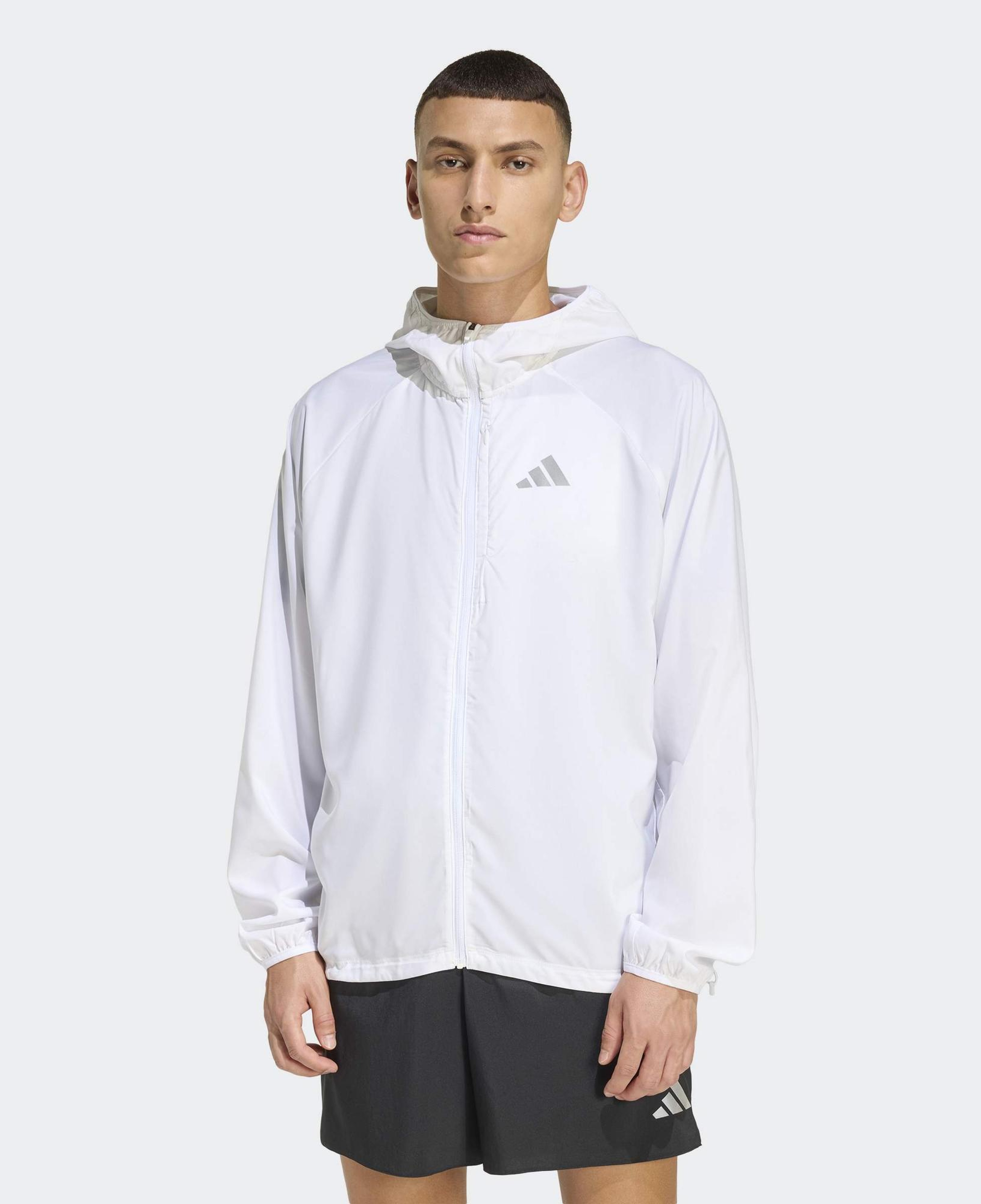 adidas Adi365 Running Essentials Erkek Beyaz Koşu Ceketi