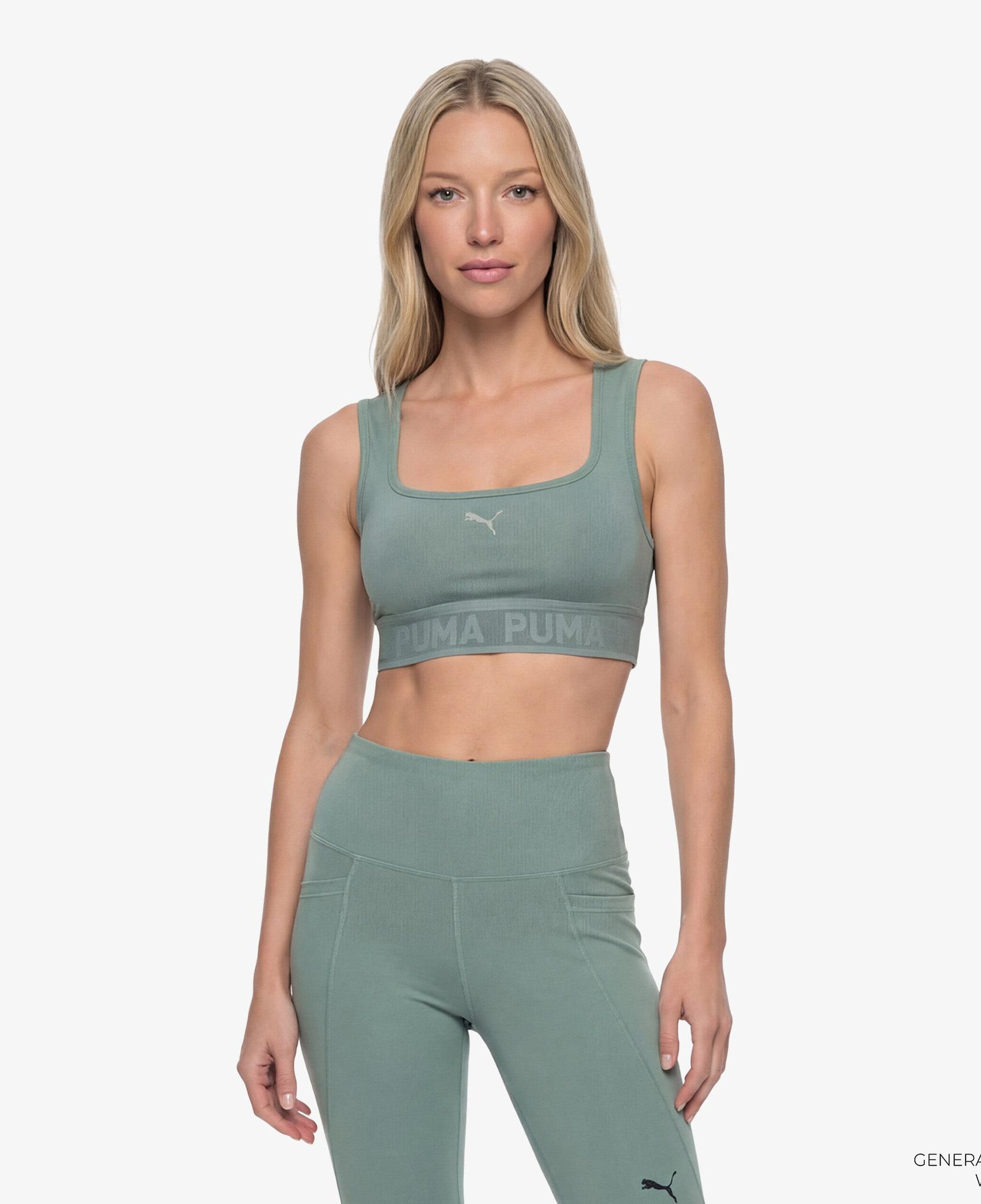 Puma Move Lace Kadın Yeşil Antrenman Bra