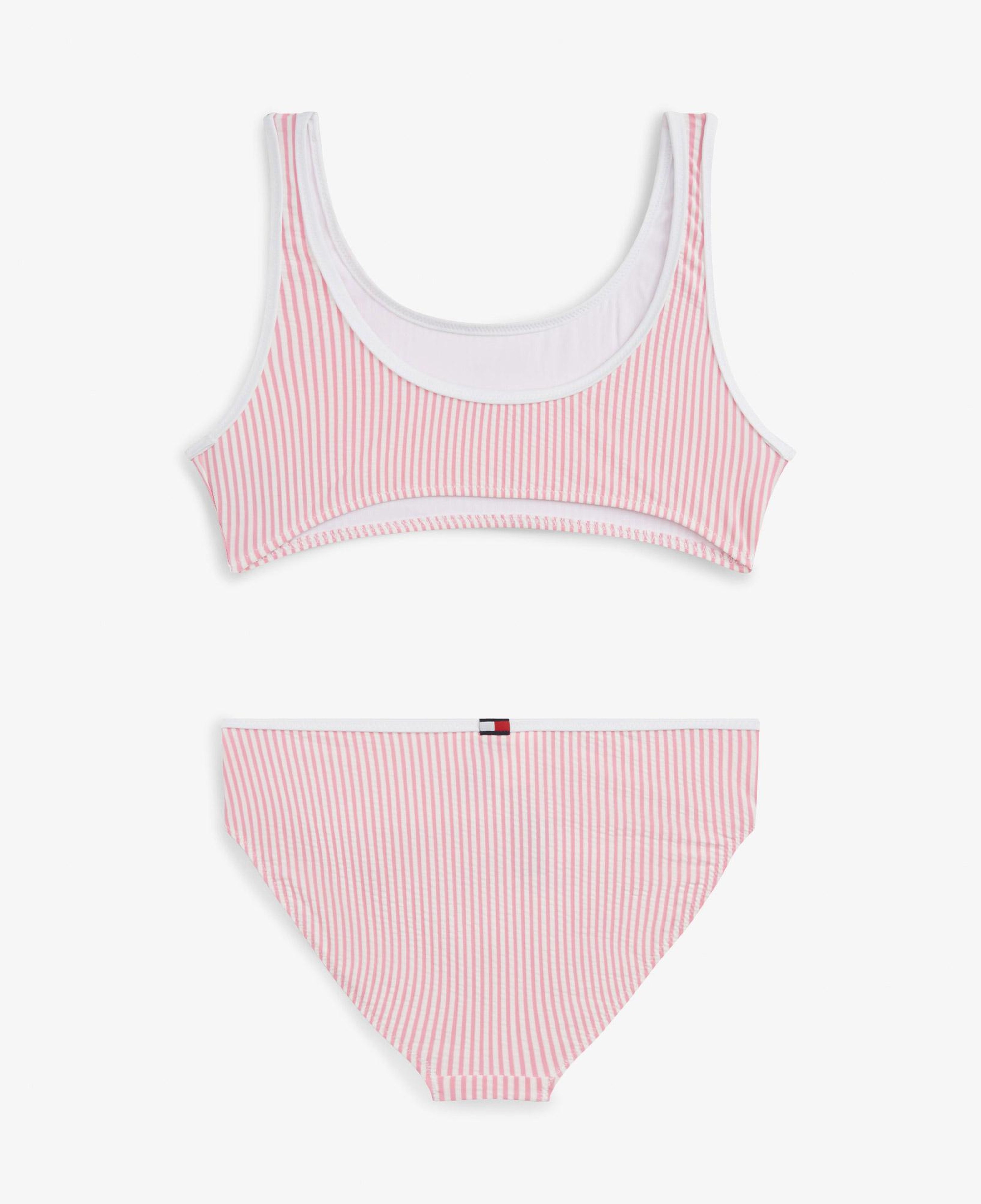 Tommy Hilfiger Script Çocuk Pembe Bikini Üstü