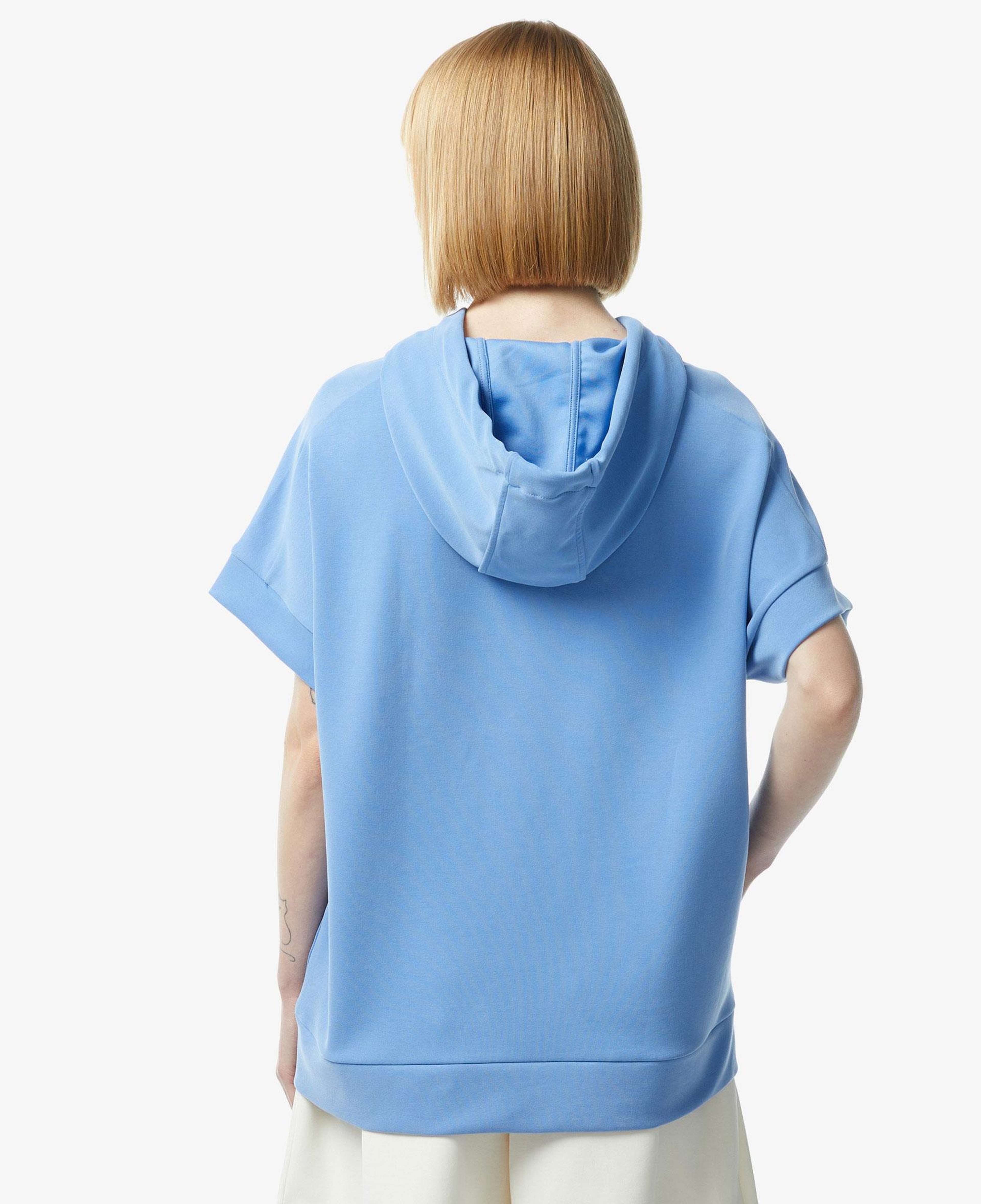 Nautica Kadın Mavi Relaxed Fit Kapüşonlu Hoodie