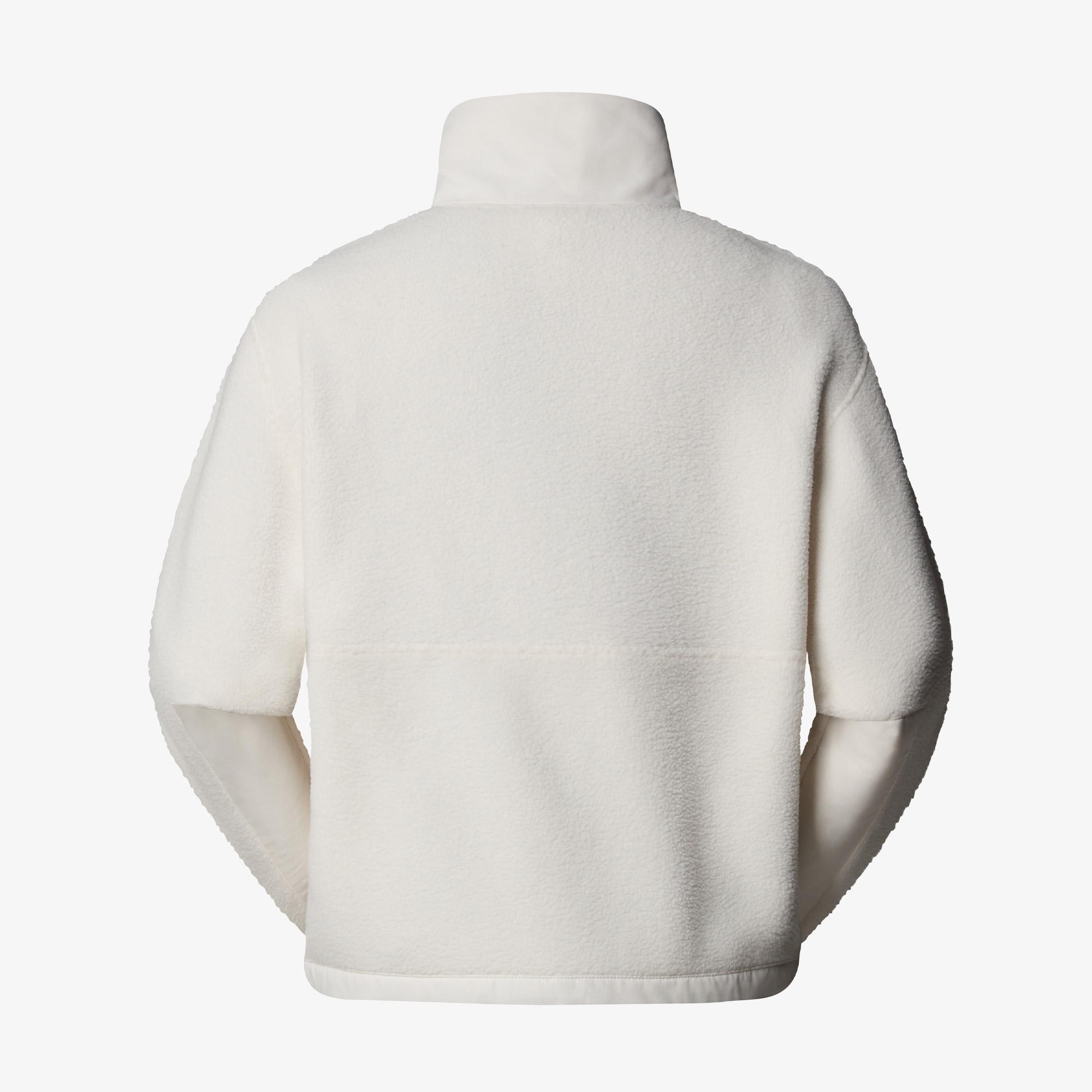 The North Face Yumiori Off-Peak Full Zip Kadın Beyaz Polar Mont