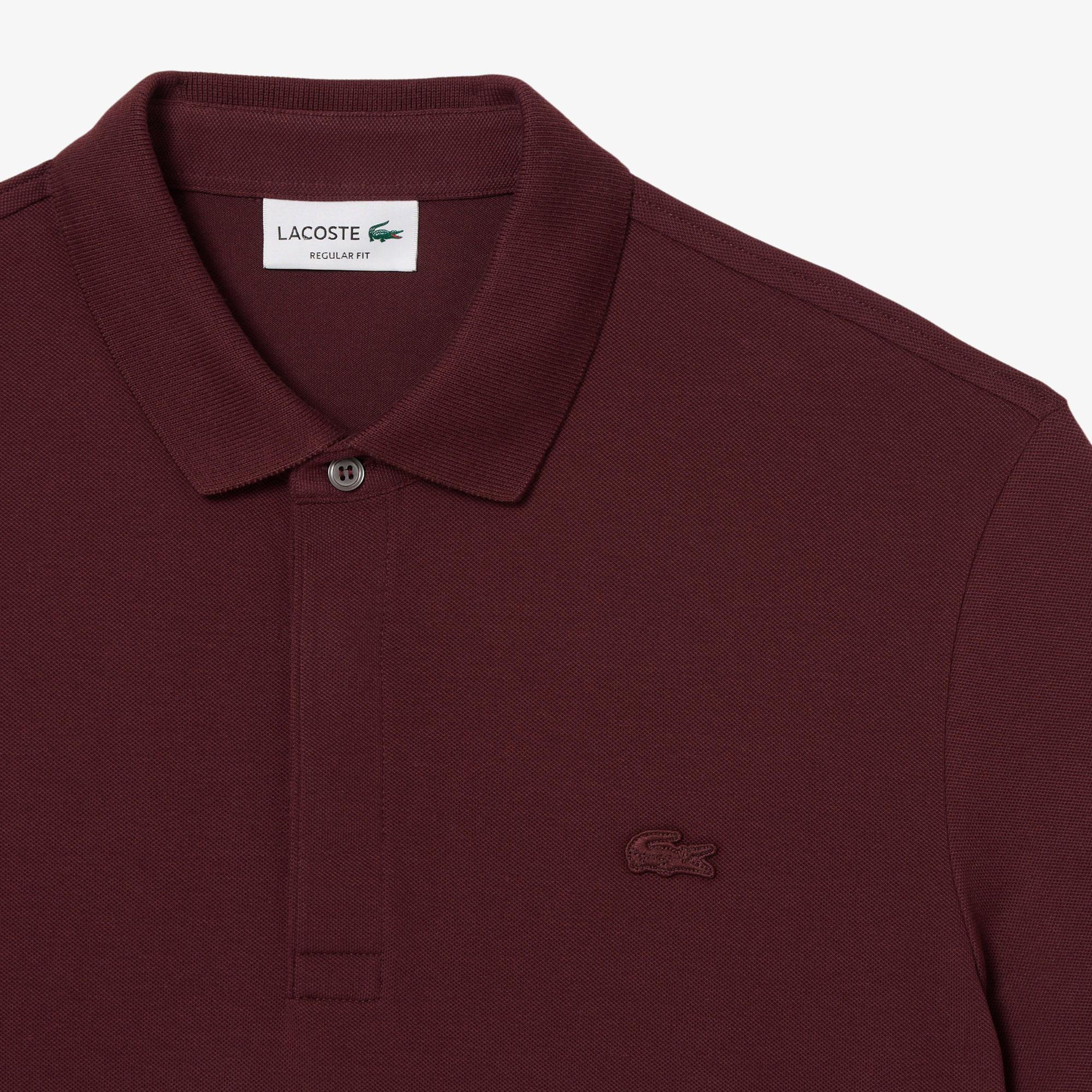 Lacoste Paris Erkek Regular Fit Bordo Polo