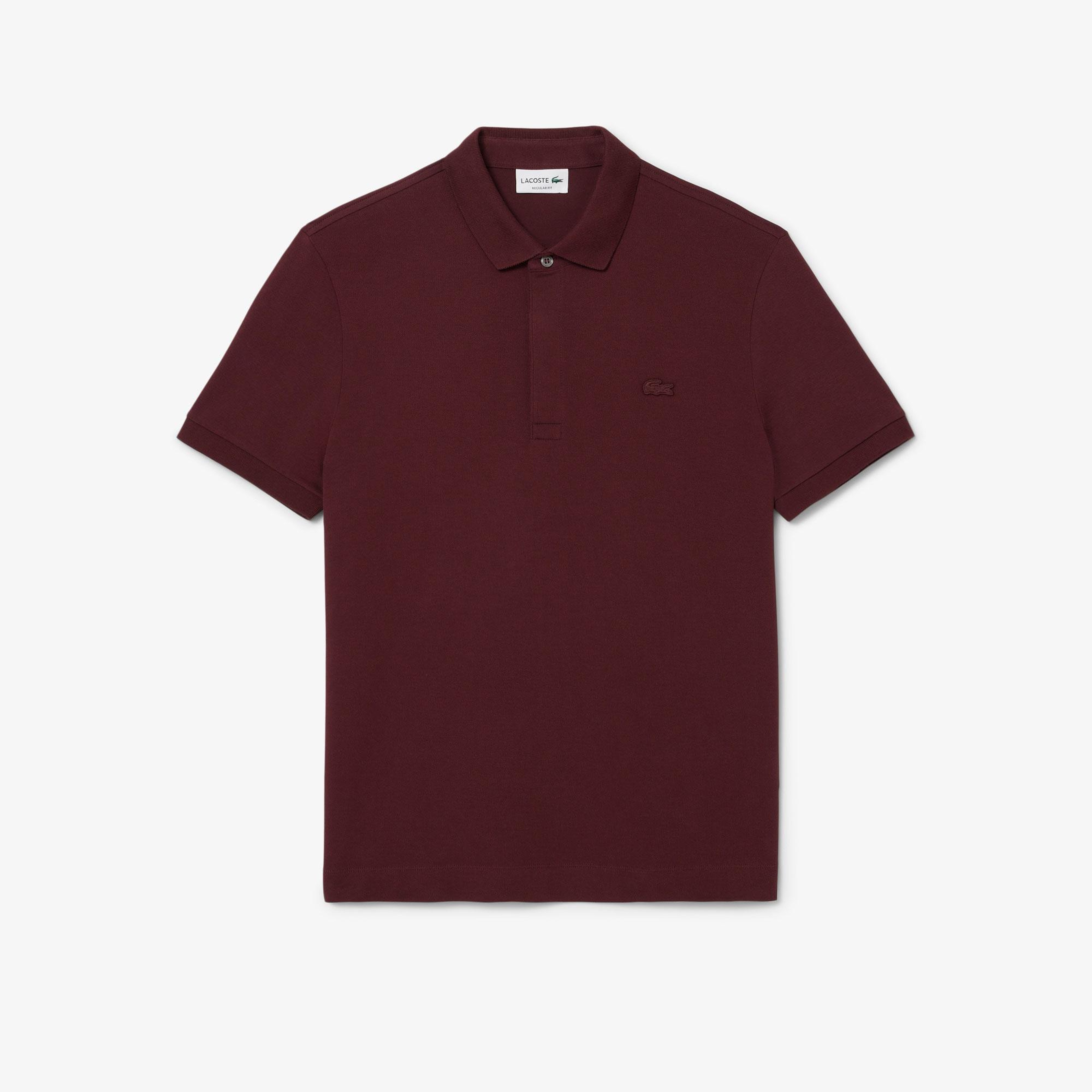 Lacoste Paris Erkek Regular Fit Bordo Polo