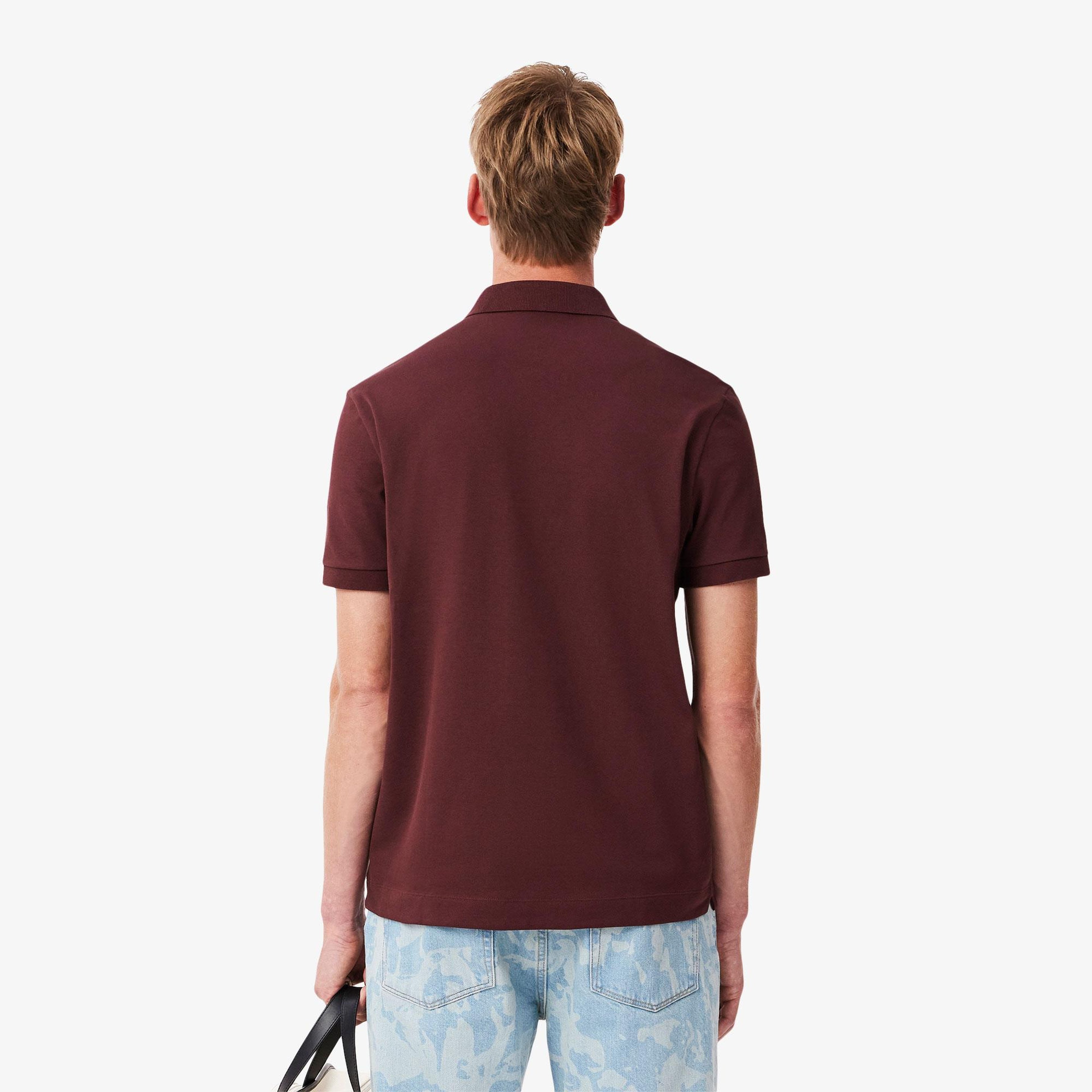 Lacoste Paris Erkek Regular Fit Bordo Polo