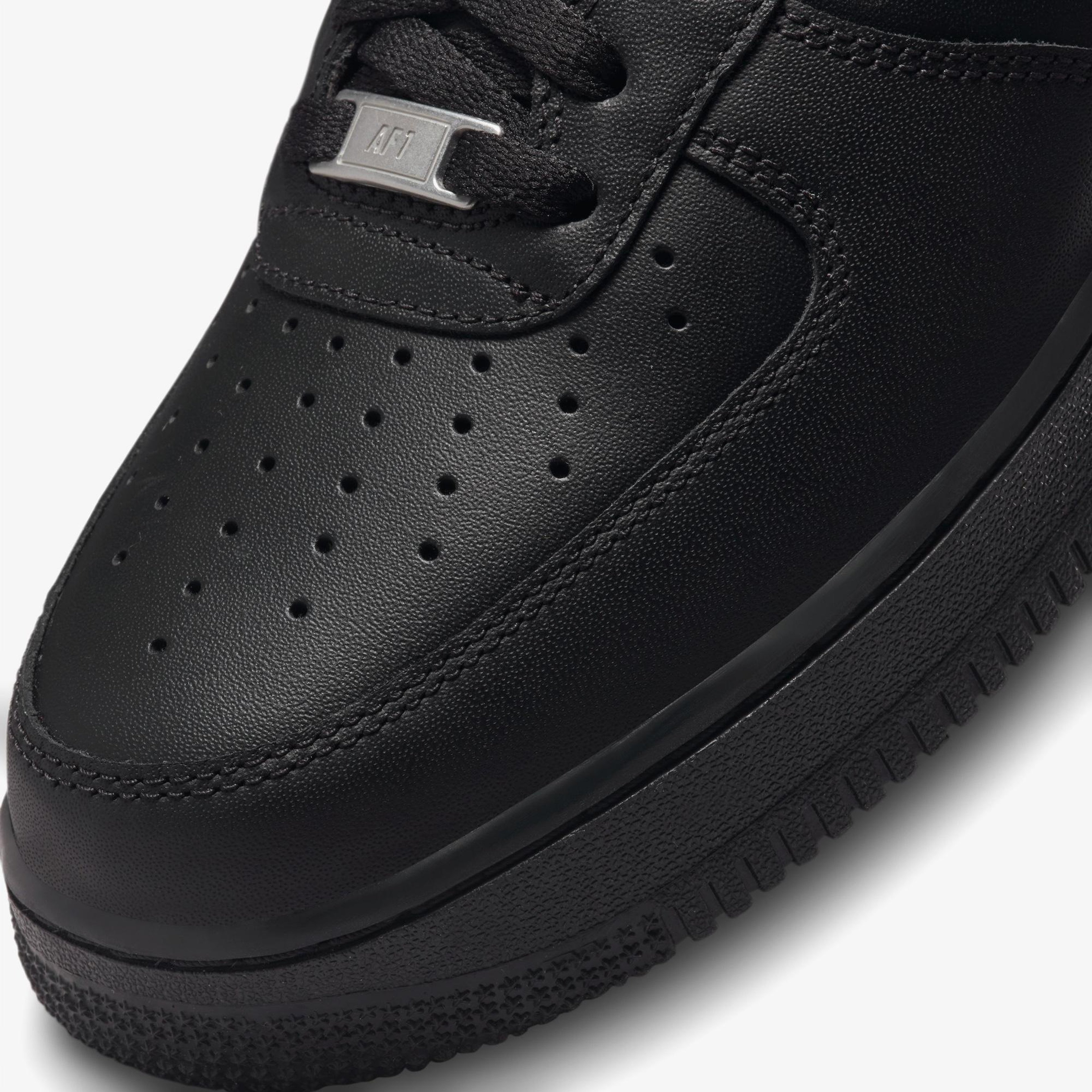 Nike Air Force 1 '07 Erkek Siyah Spor Ayakkabı