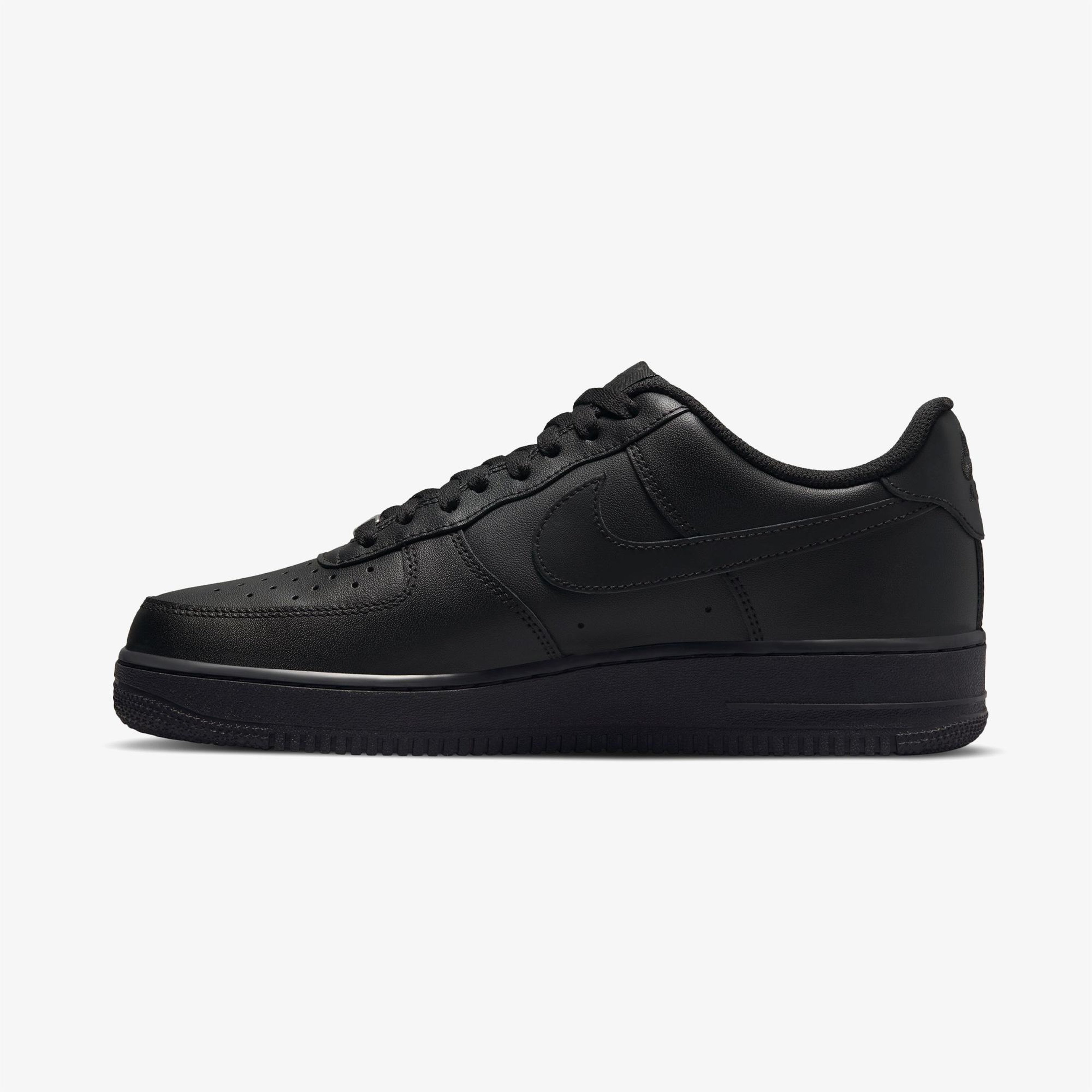 Nike Air Force 1 '07 Erkek Siyah Spor Ayakkabı