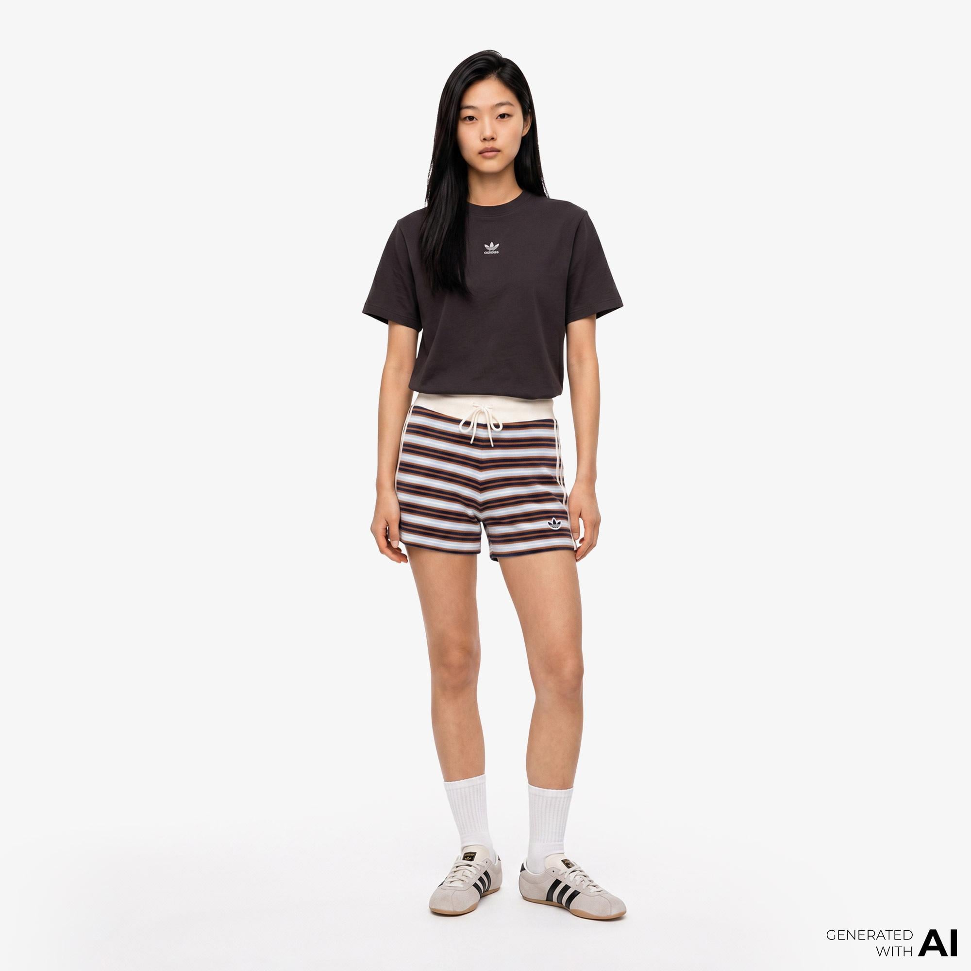 adidas Adicolor Essentials Kadın Siyah T-Shirt