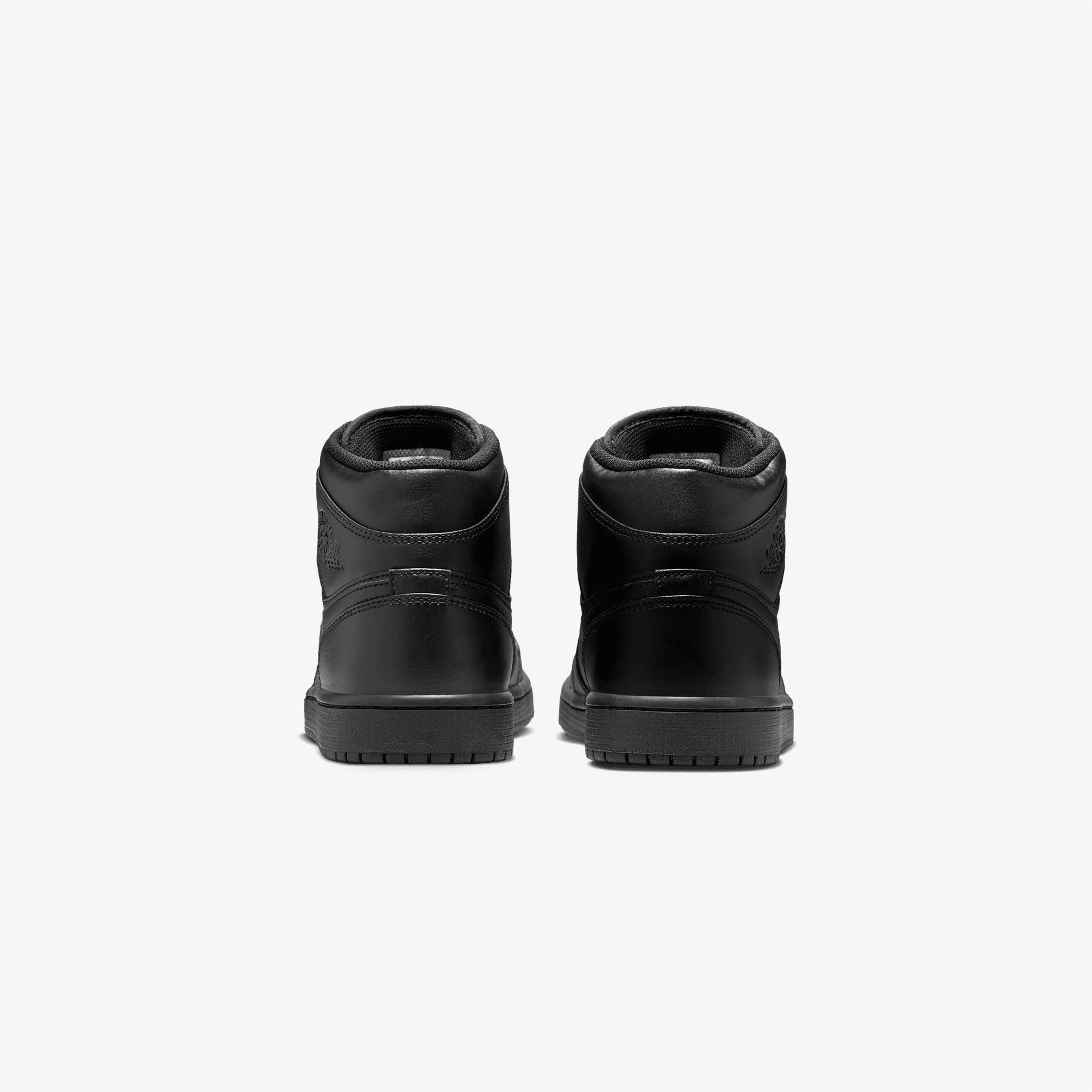 Jordan Air 1 Mid Erkek Siyah Spor Ayakkabı