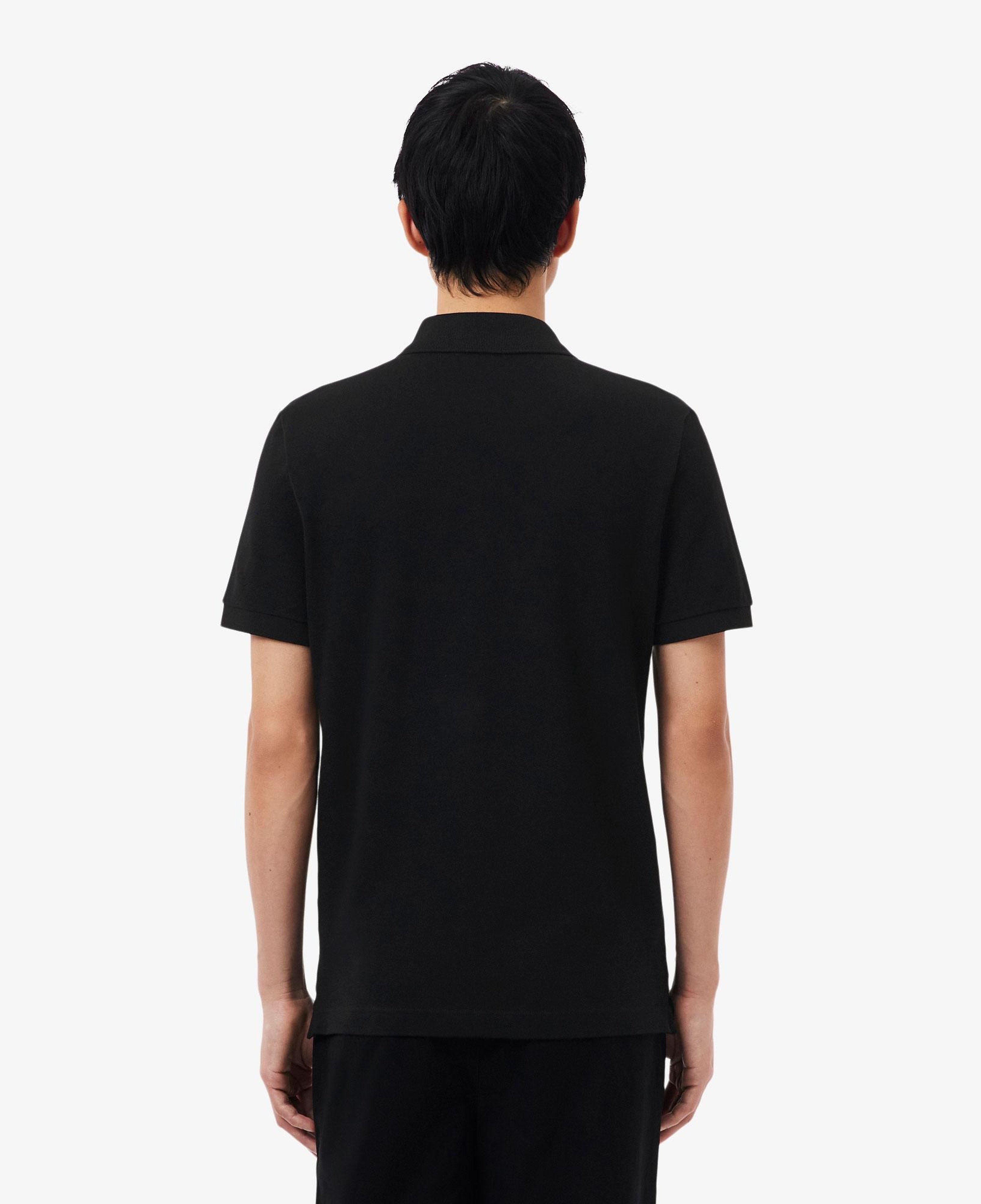 L.12.12 Erkek Slim Fit Siyah Polo