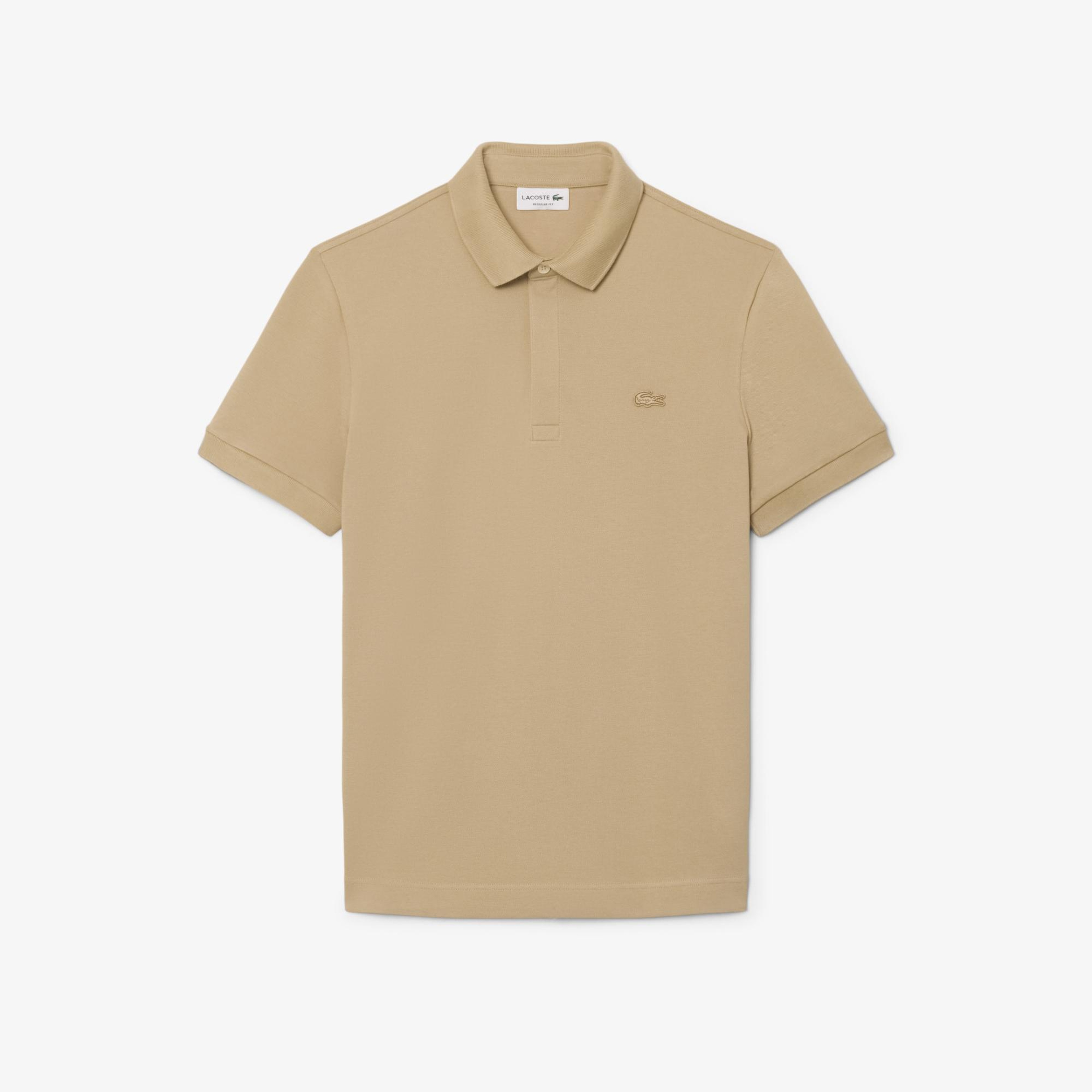 Erkek Regular Fit Bej Paris Polo
