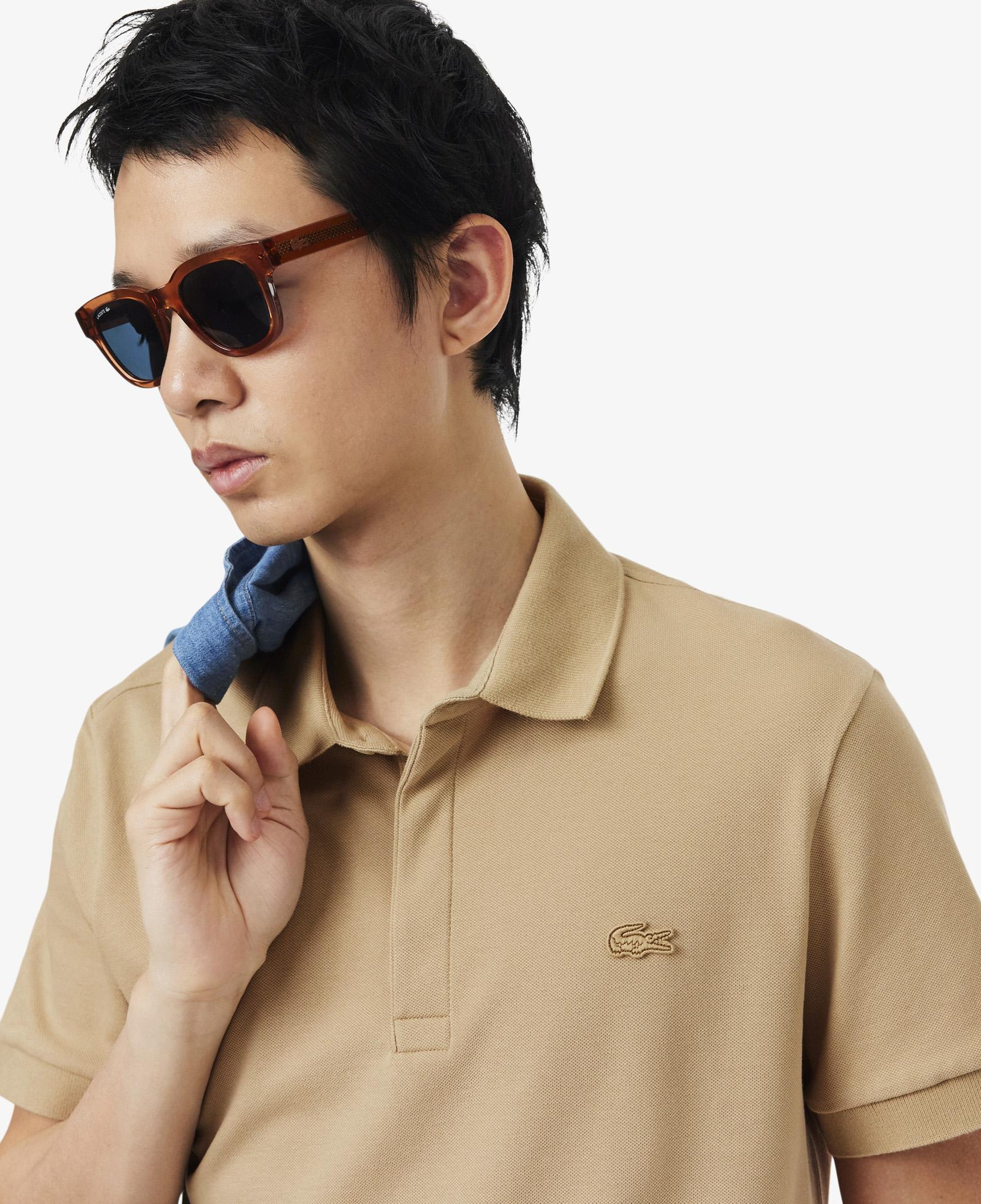 Erkek Regular Fit Bej Paris Polo