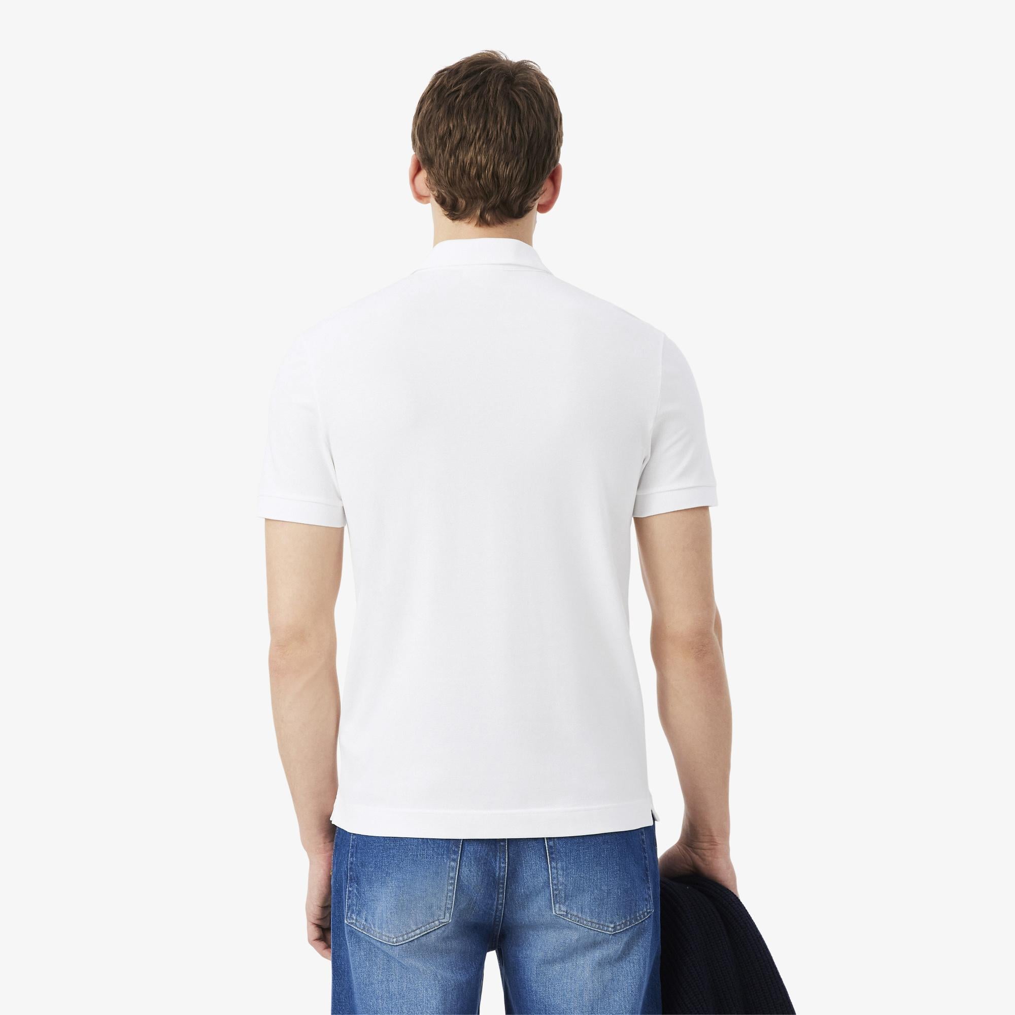 Erkek Regular Fit Beyaz Paris Polo