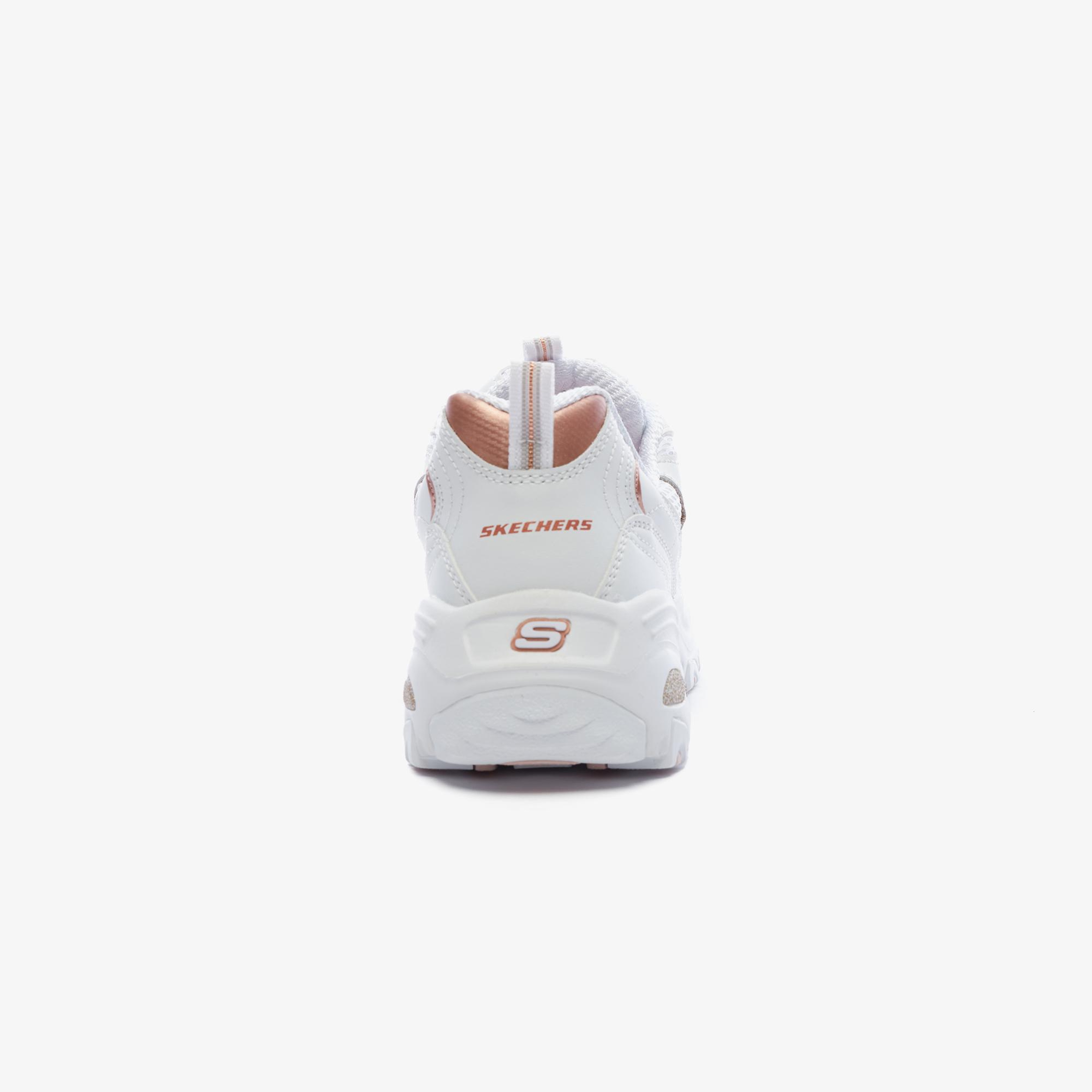 Skechers D'Lites - Copper Divine Kadın Beyaz Sneaker