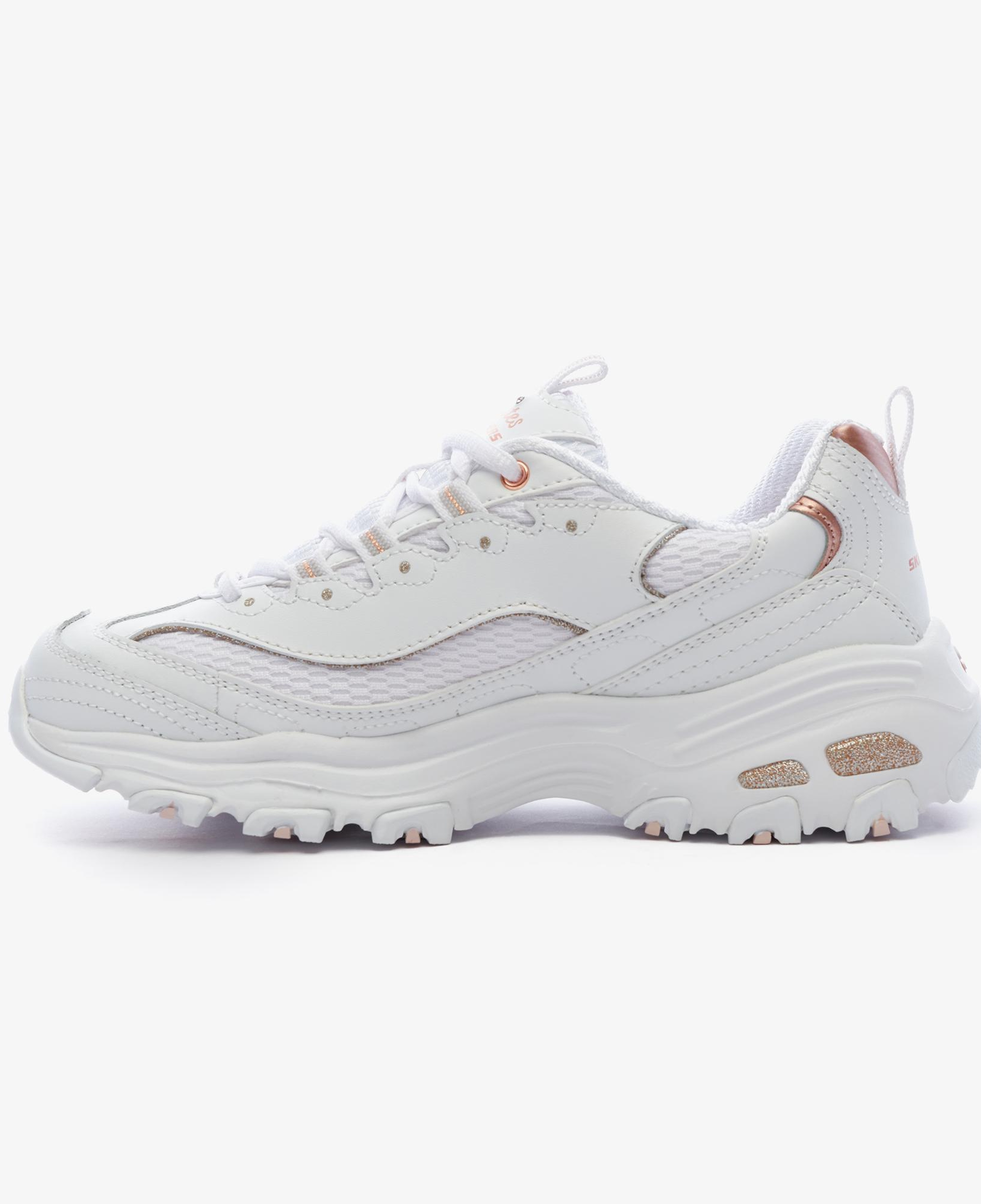 Skechers D'Lites - Copper Divine Kadın Beyaz Sneaker
