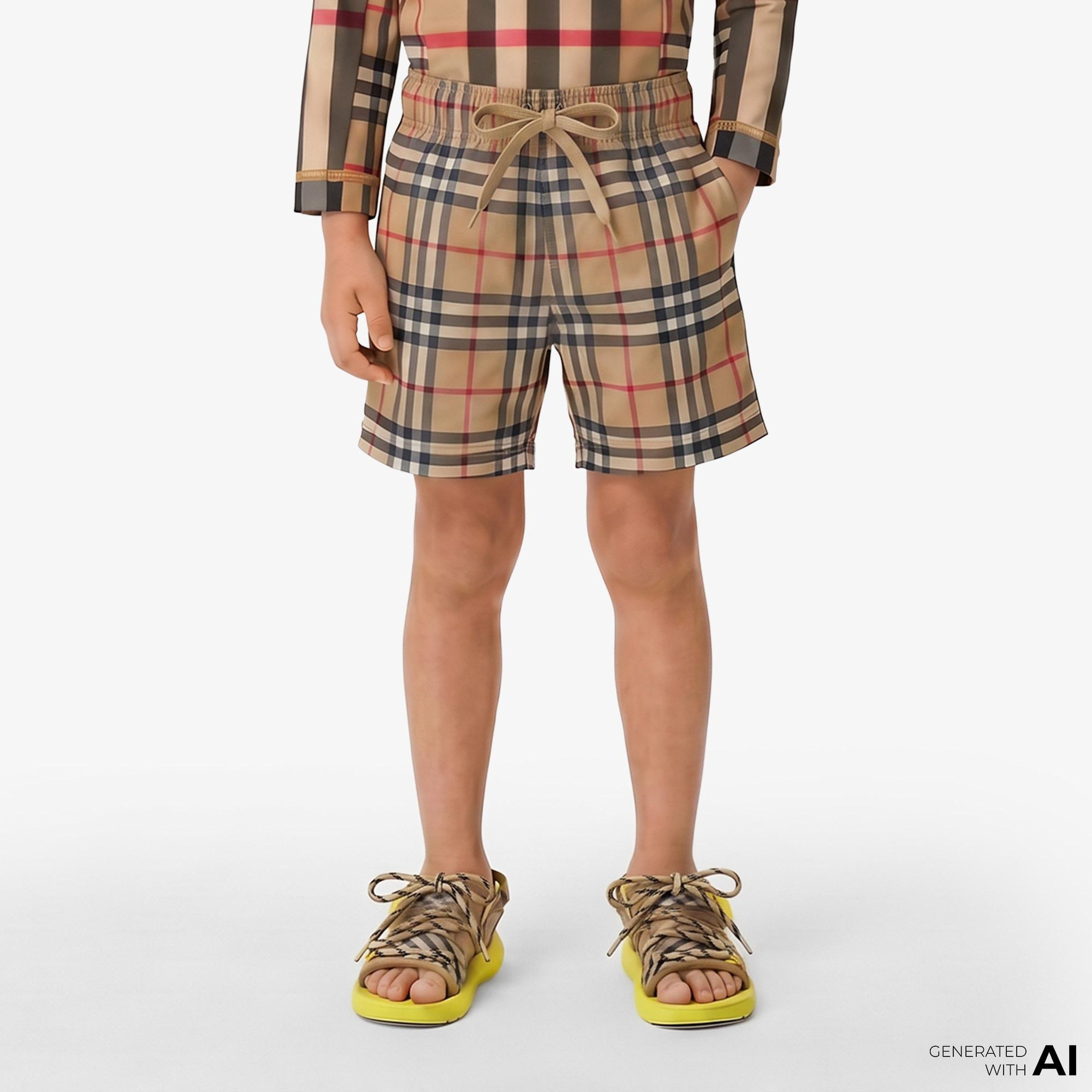 Burberry Malcolm Vintage Çocuk Bej Mayo
