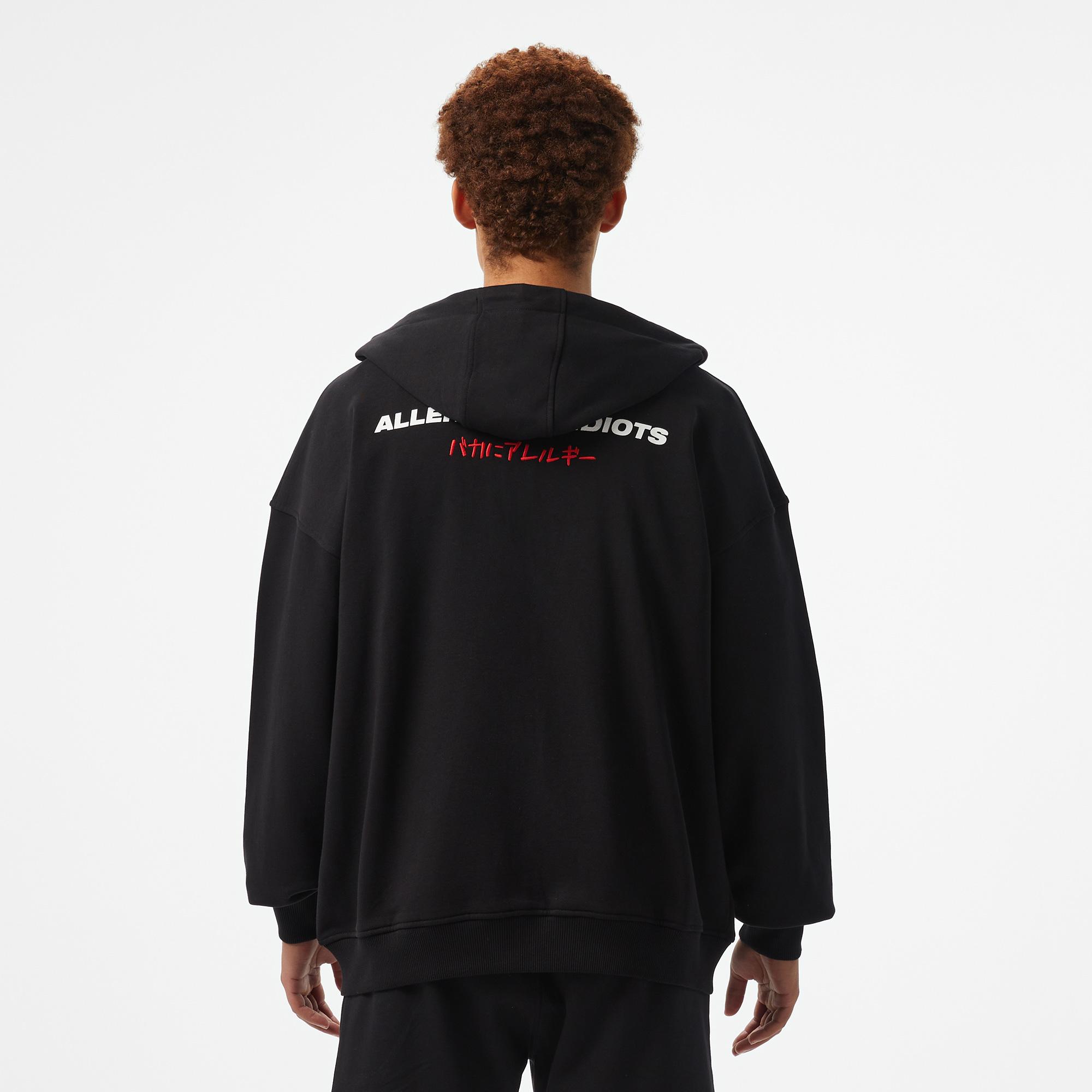 UNITED4 Erkek Siyah Sweatshirt