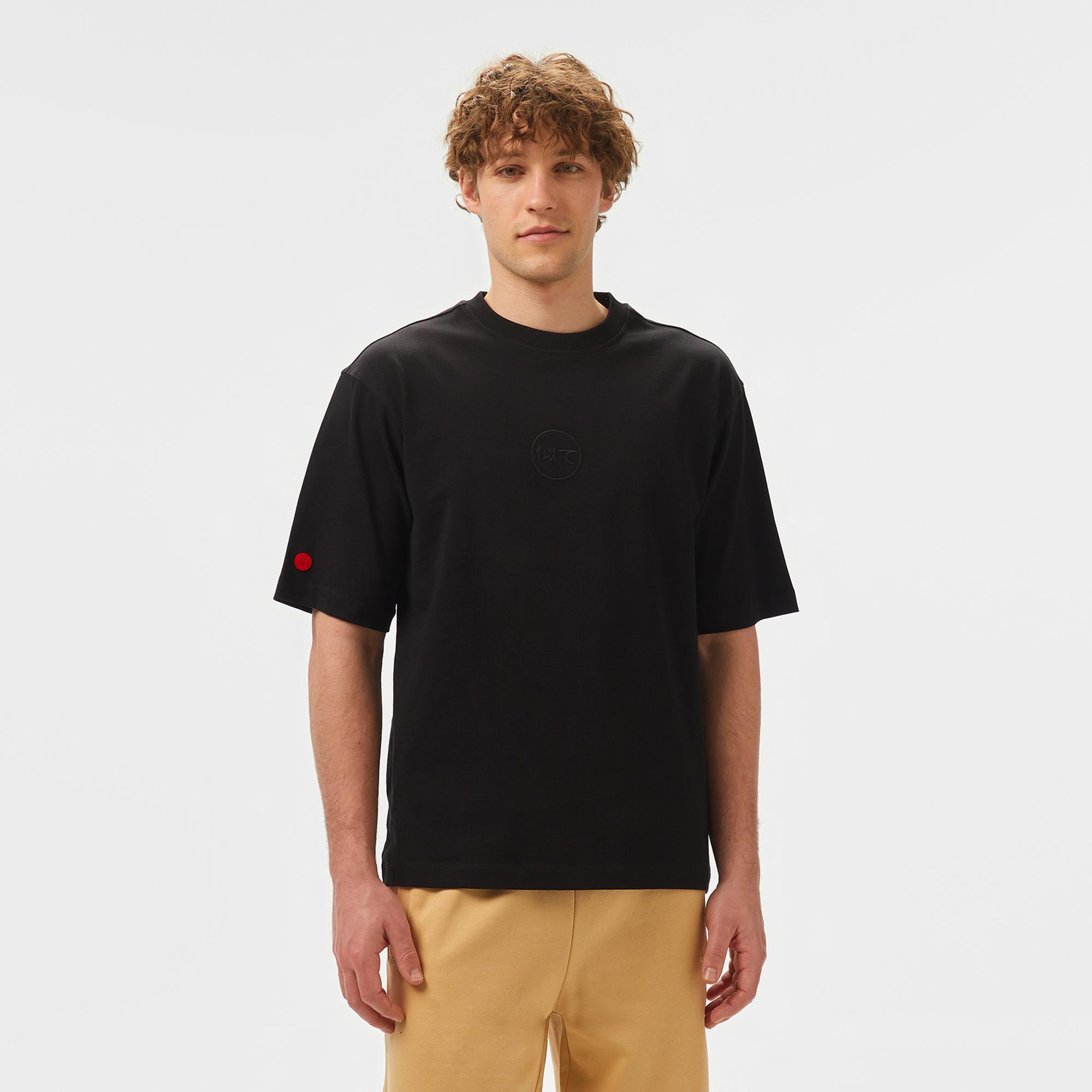 UNITED4 Erkek Siyah T-Shirt