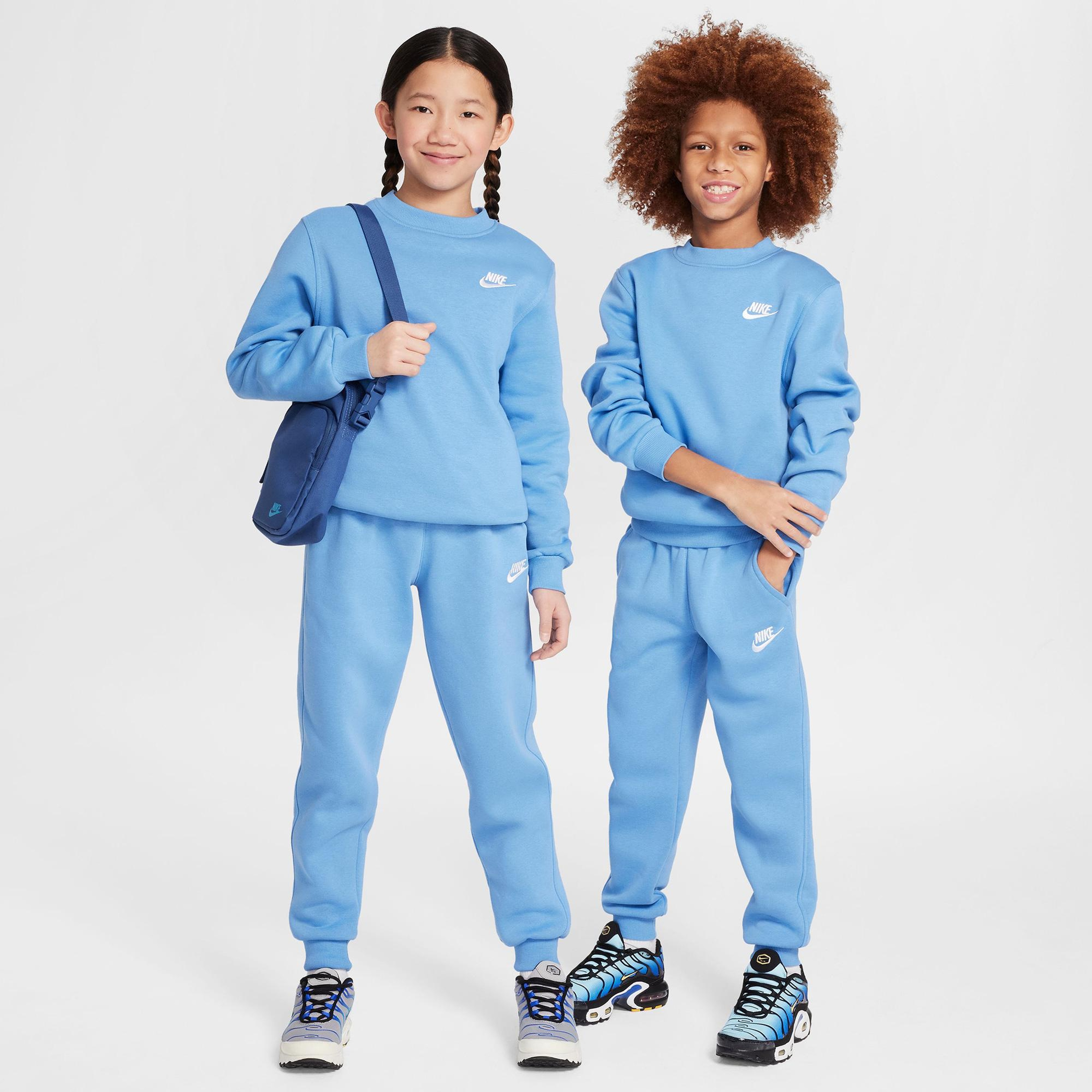 Nike Sportswear Club Fleece Çocuk Mavi Eşofman Altı