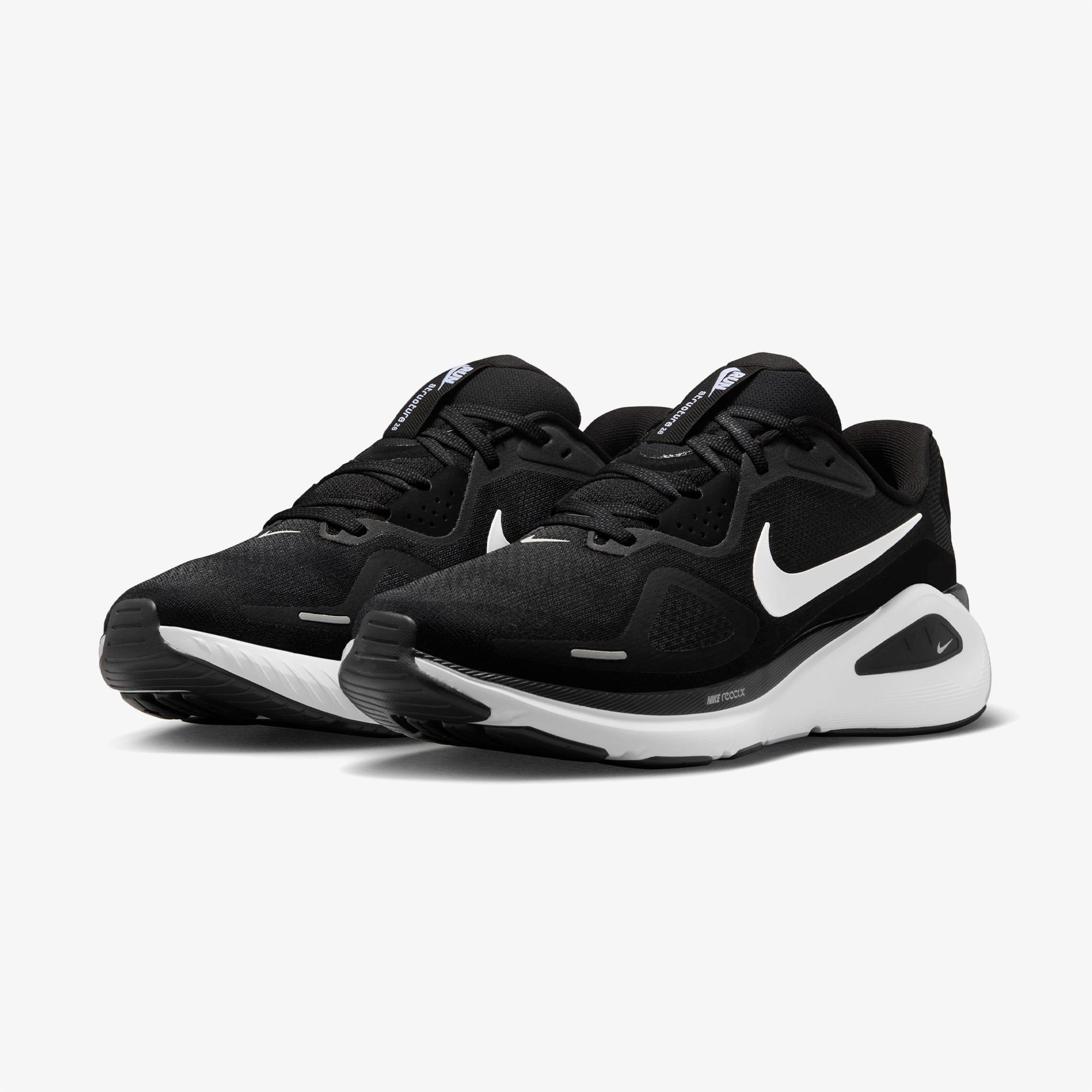 Nike Structure 26 Erkek Siyah Koşu Ayakkabısı