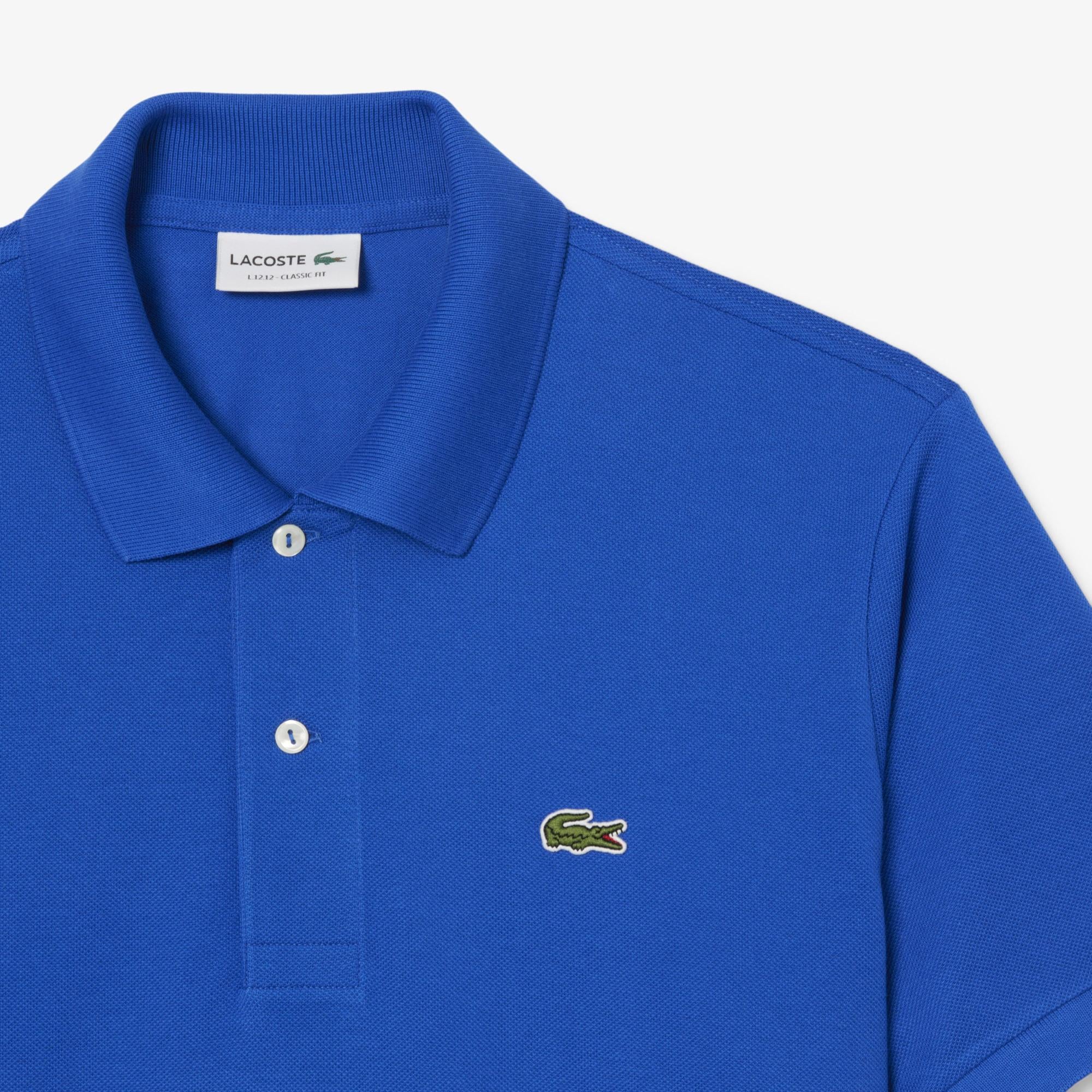 L.12.12 Erkek Classic Fit Koyu Mavi Polo