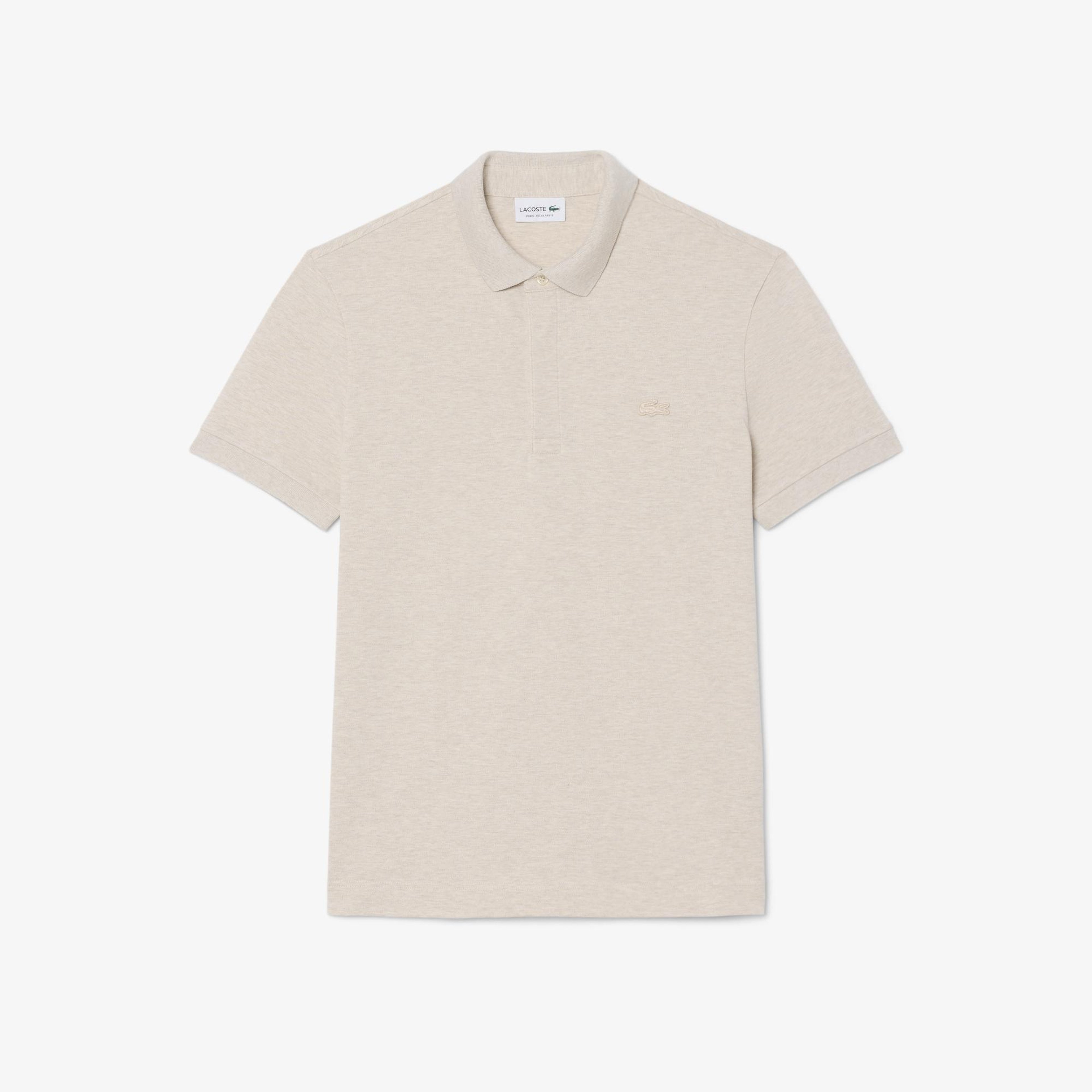 Erkek Regular Fit Bej Paris Polo
