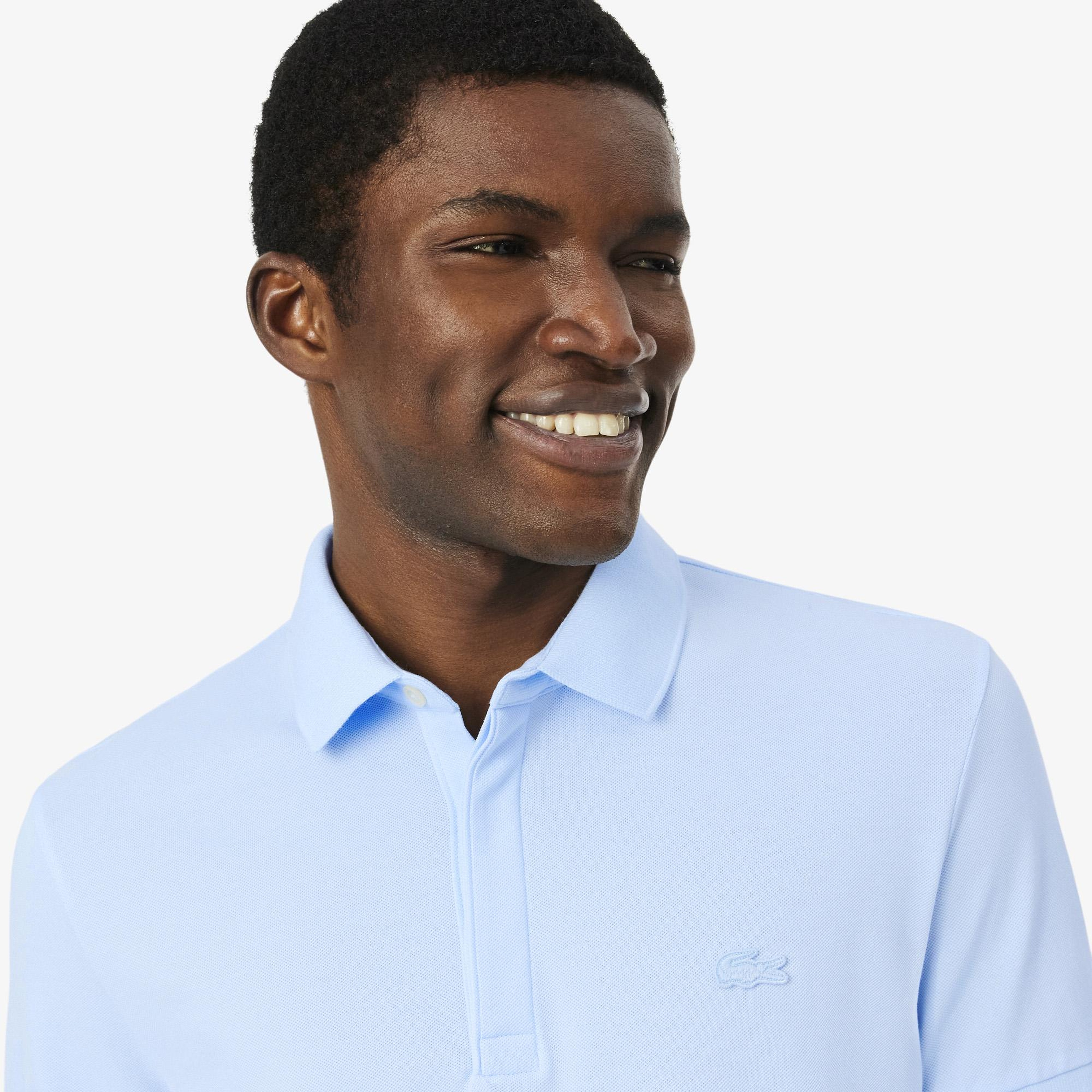 Erkek Regular Fit Açık Mavi Paris Polo