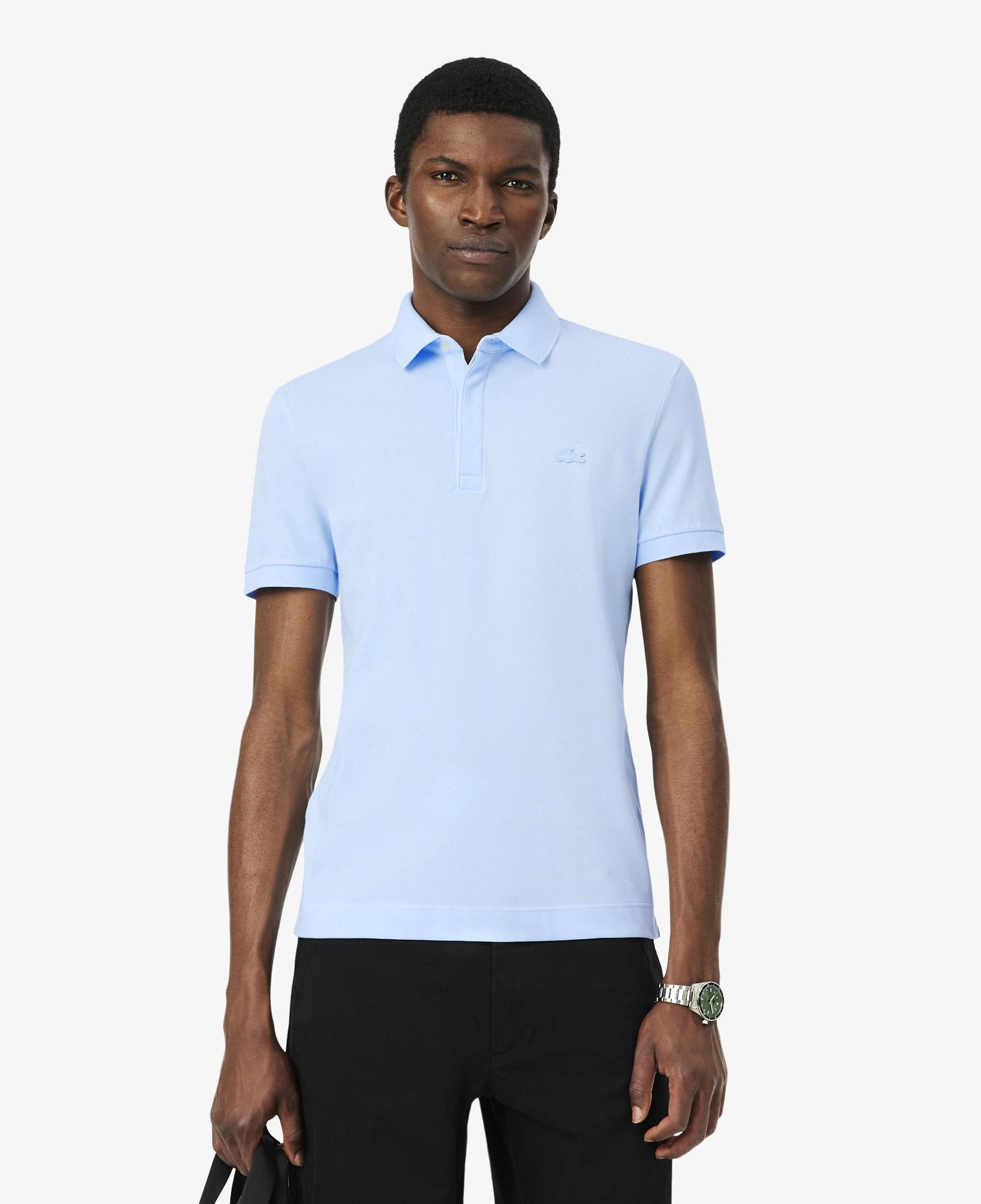 Erkek Regular Fit Açık Mavi Paris Polo