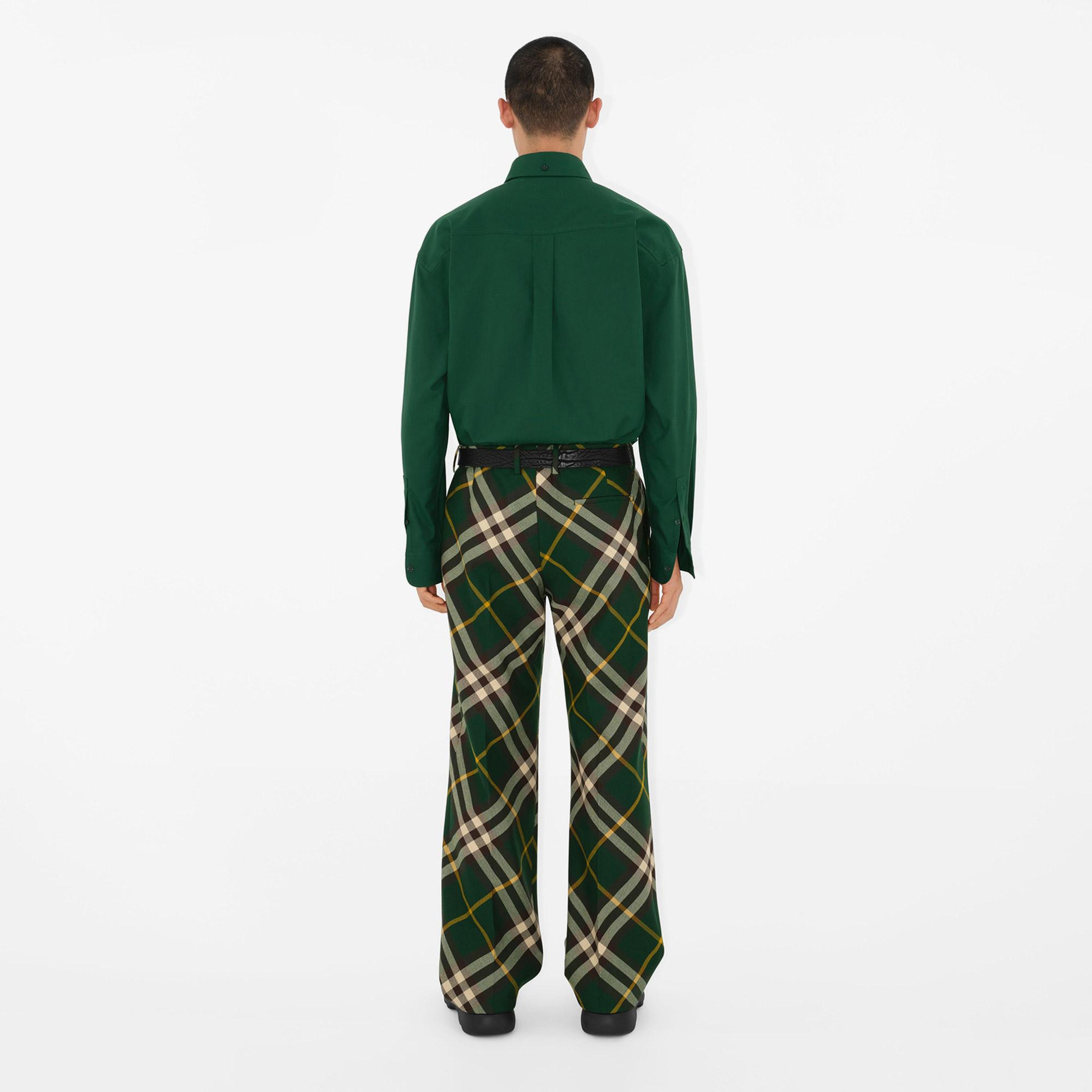 Burberry Erkek Yeşil Gömlek