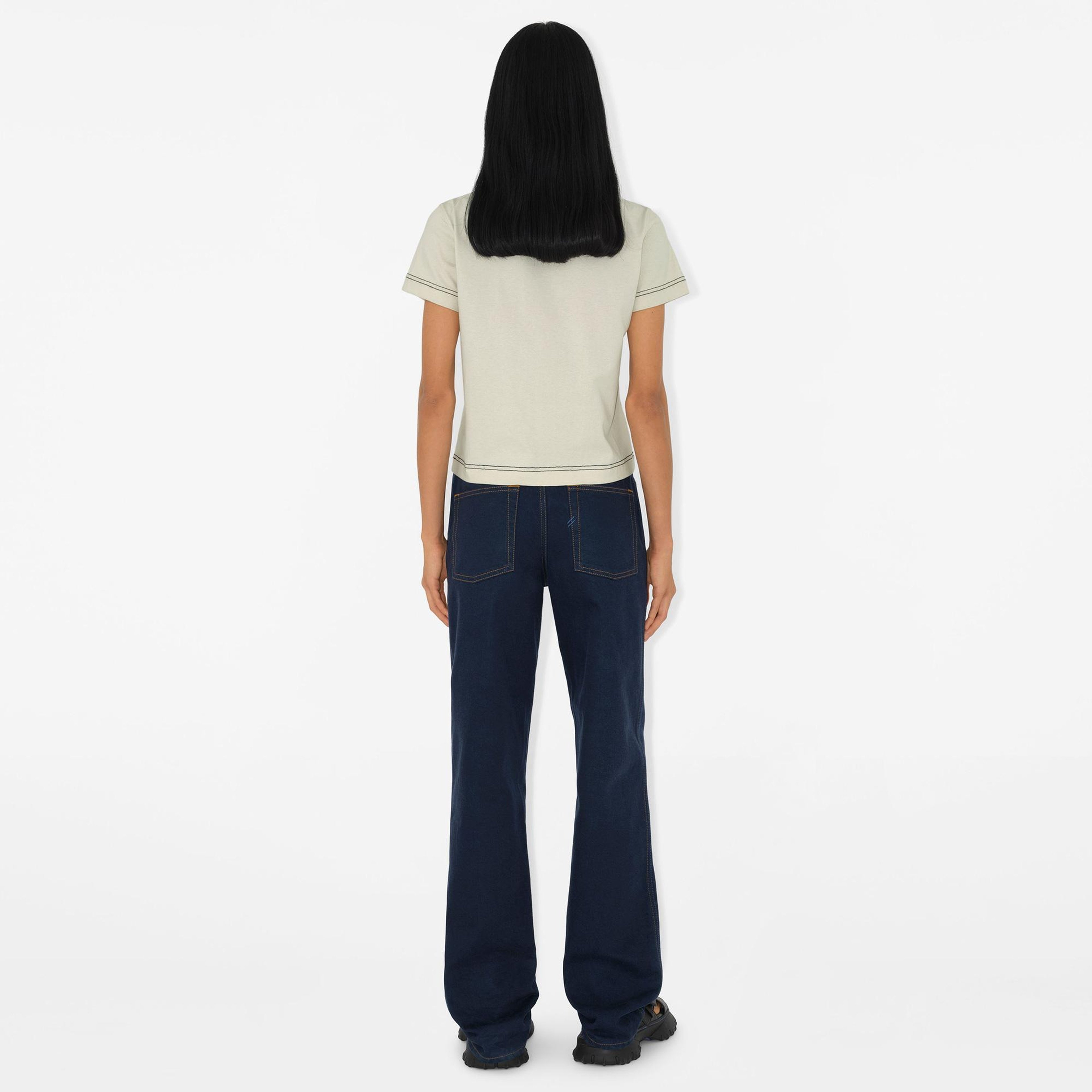 Burberry Kadın Gri T-Shirt