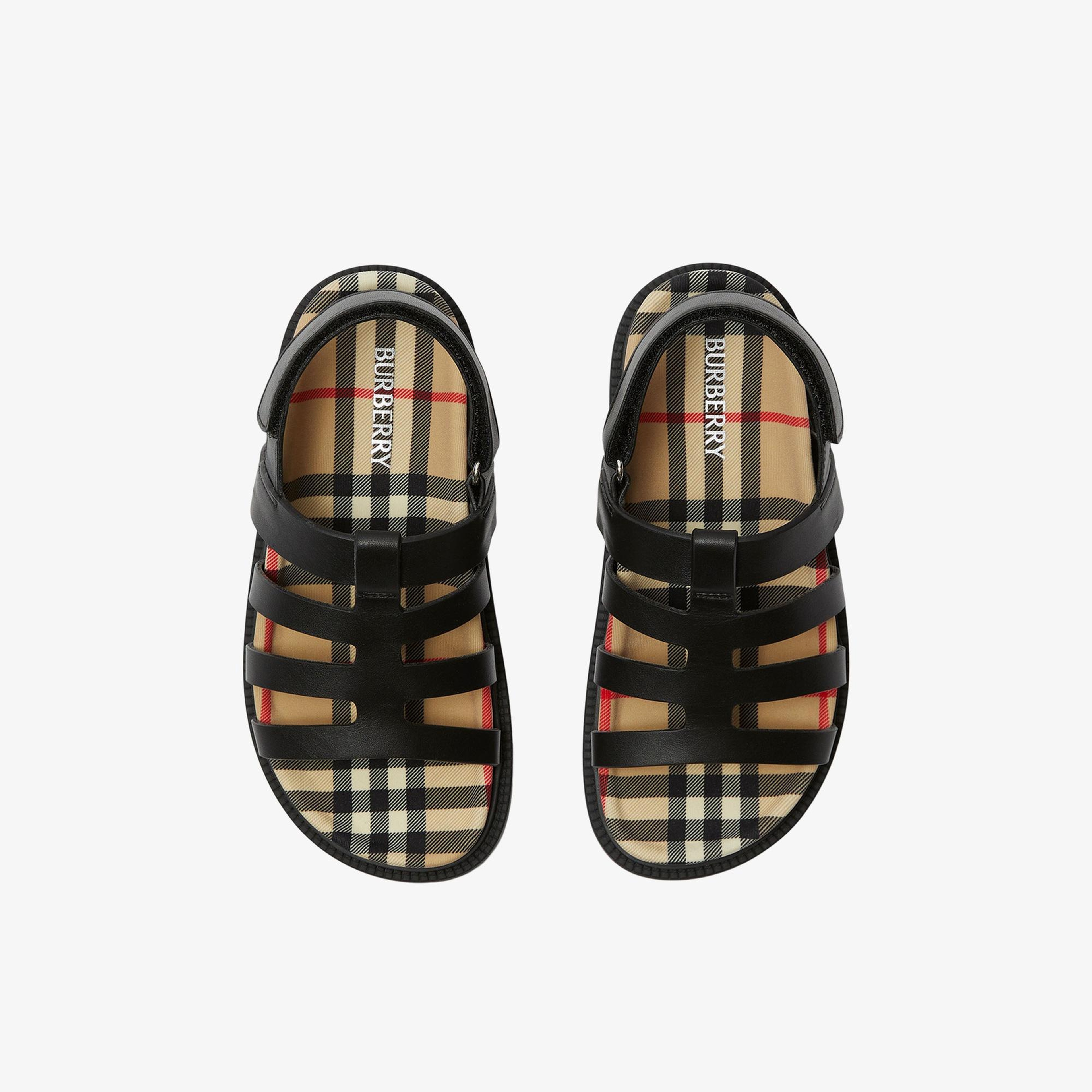 Burberry Çocuk Siyah Ayakkabı