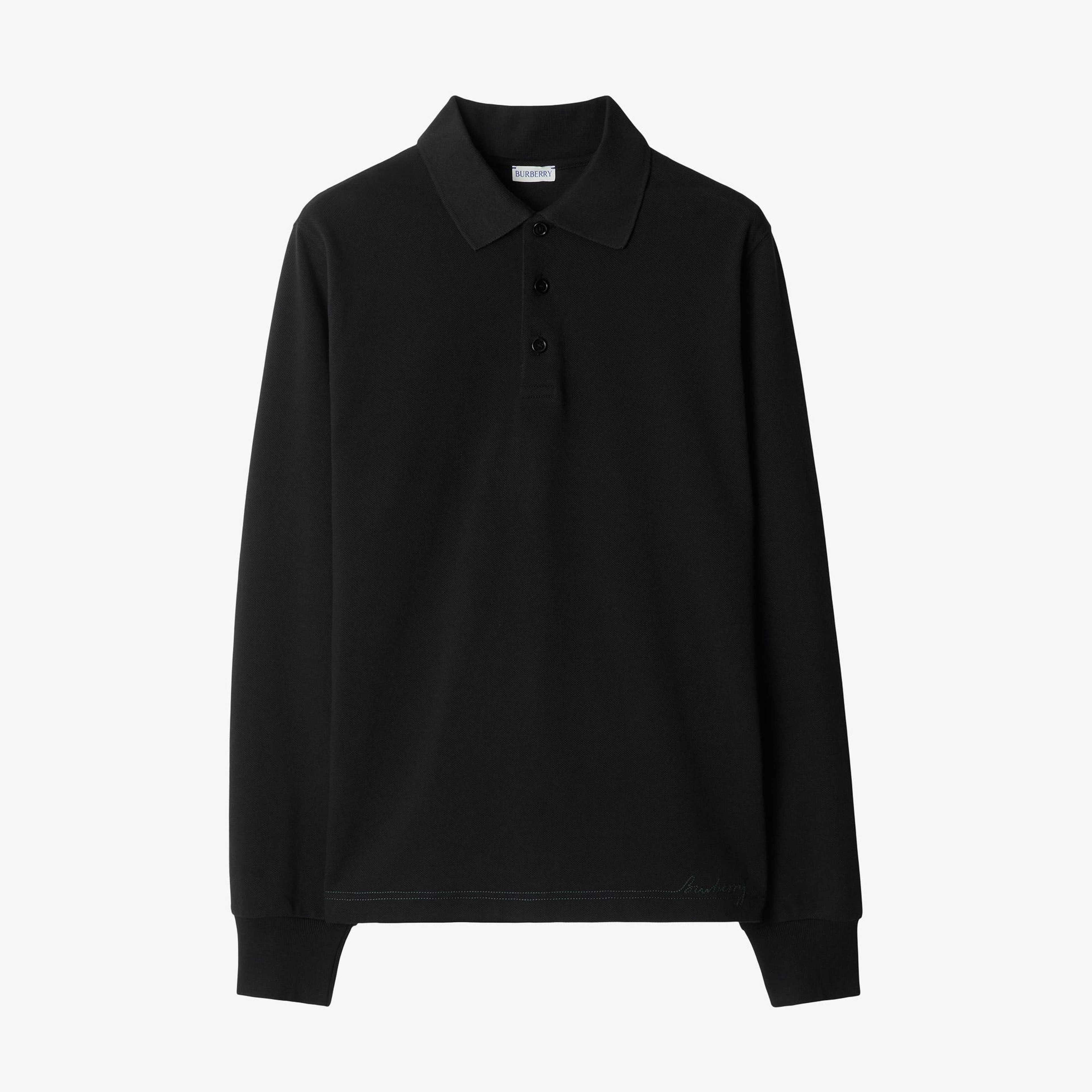 Burberry Erkek Siyah Polo