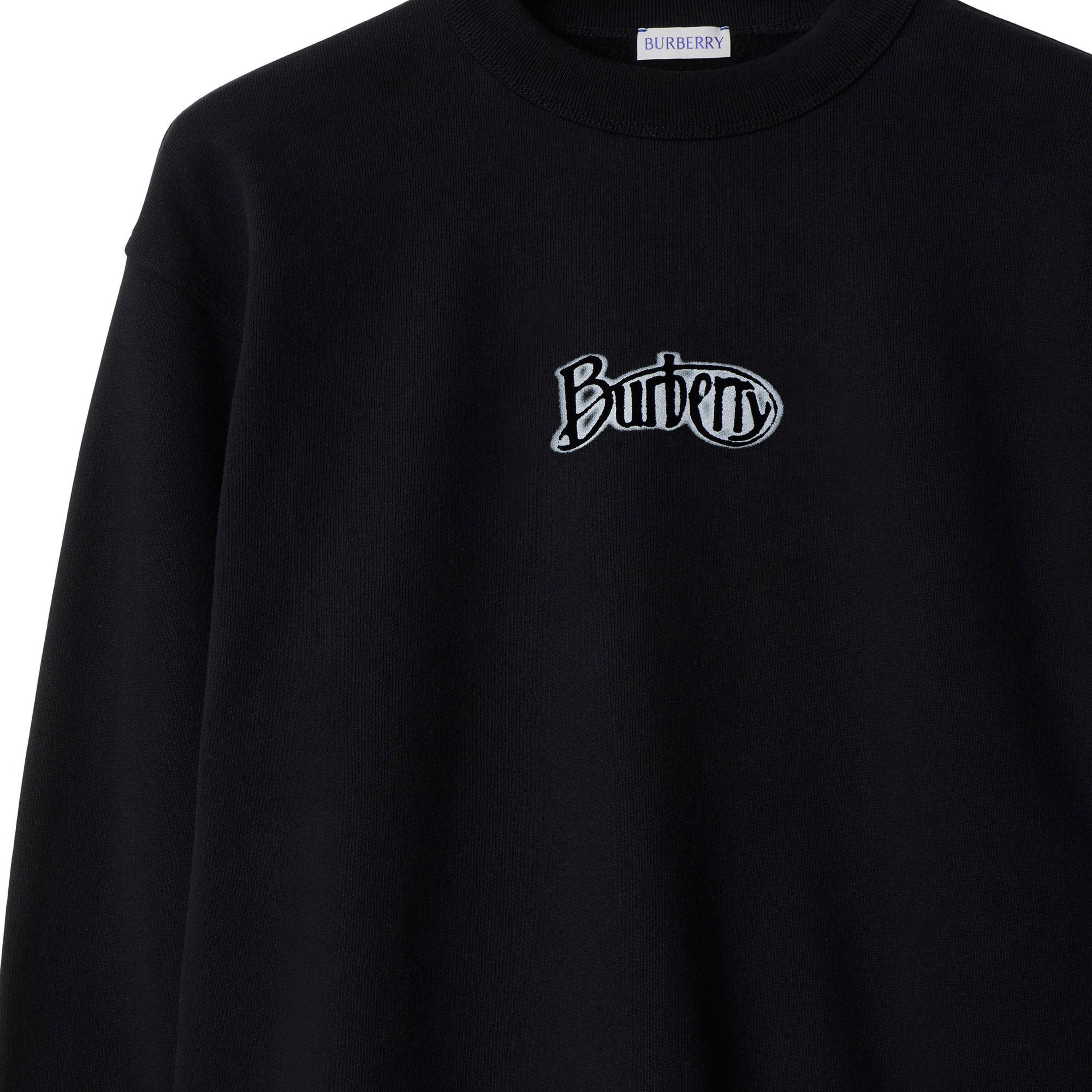 Burberry Erkek Siyah Sweatshirt