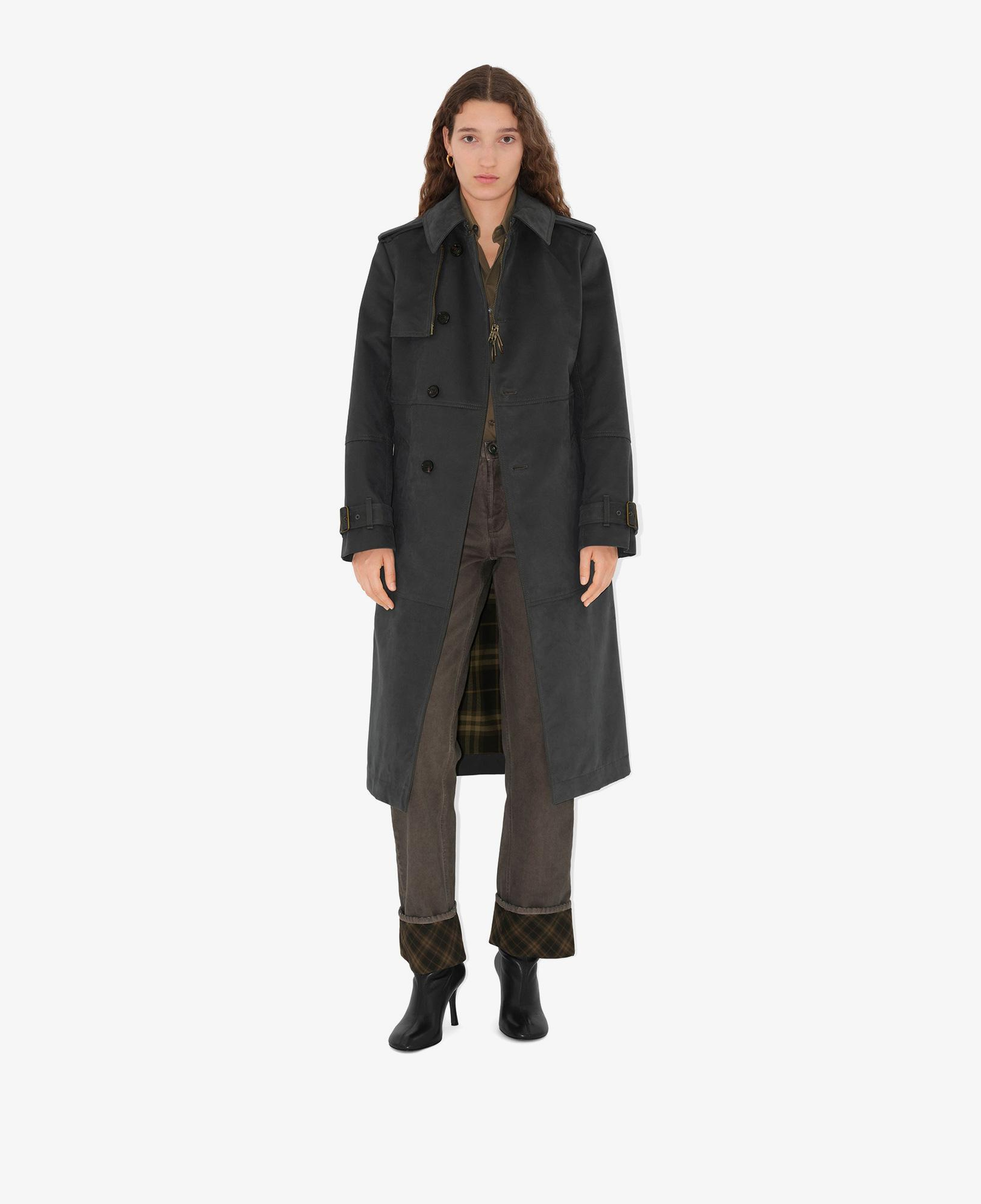 Burberry Kadın Siyah Pardesu