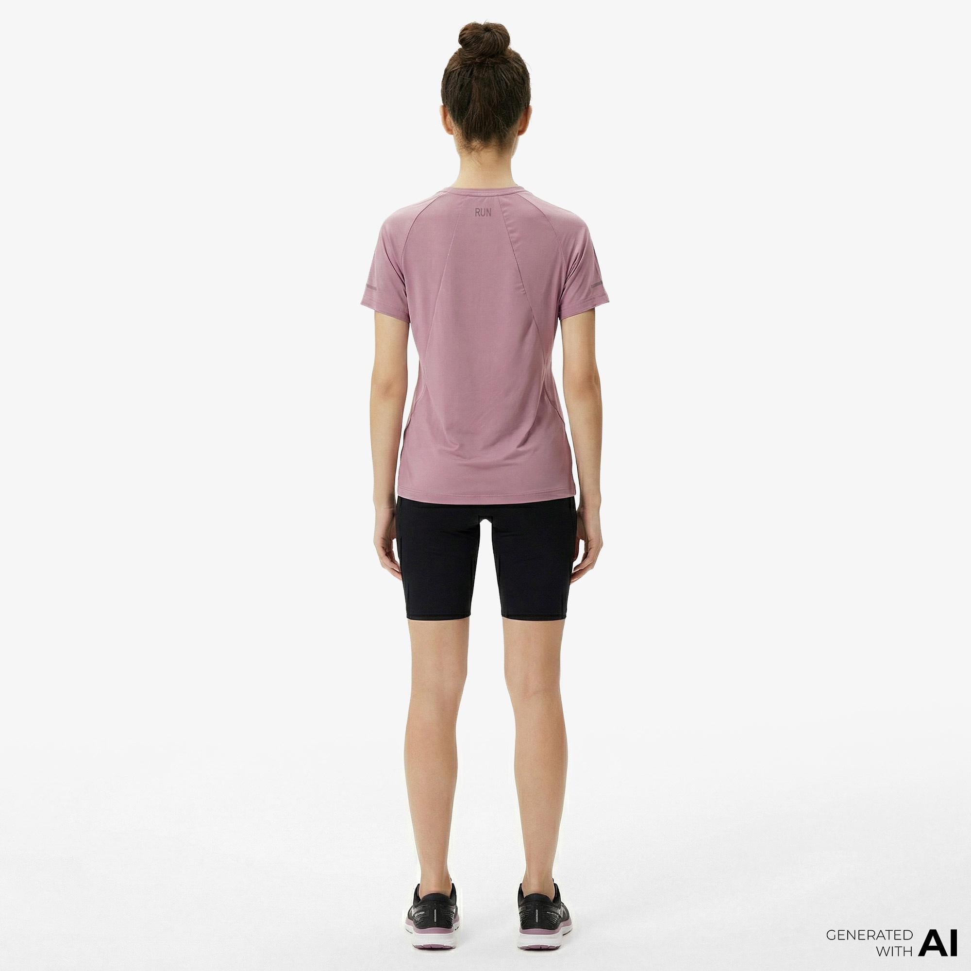 Energetics Kadın Pembe Antrenman T-shirt