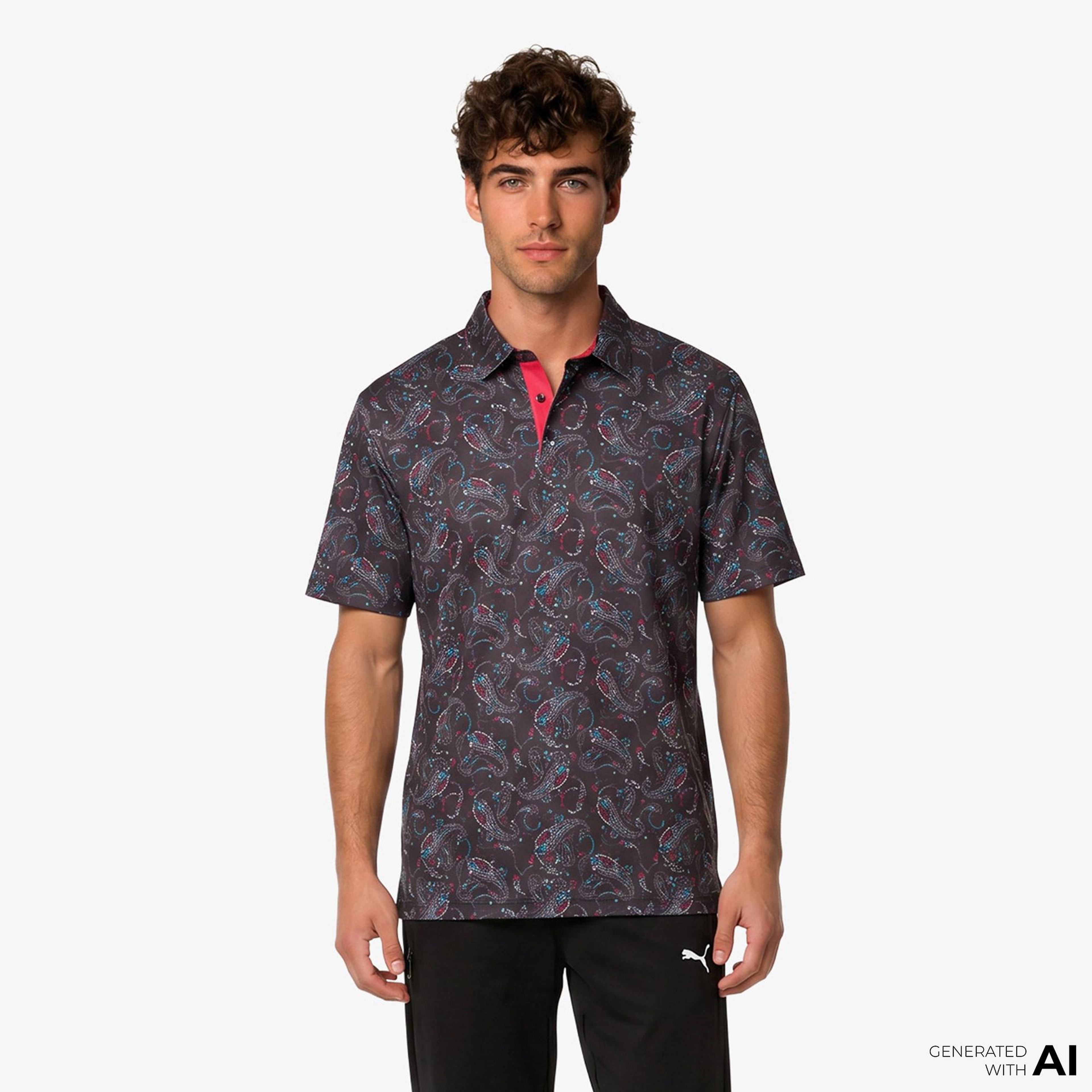 Puma Cloudspun Erkek Siyah Polo