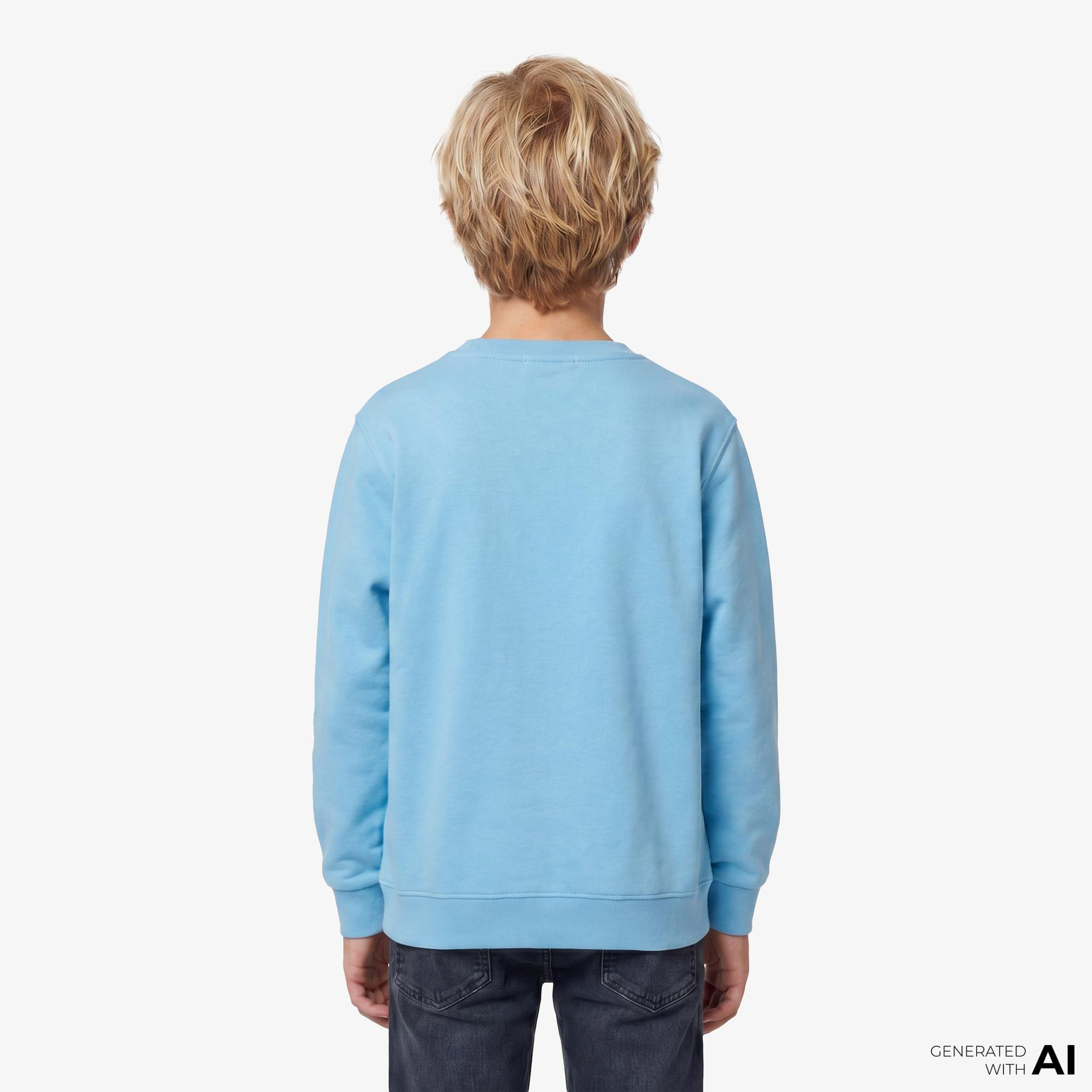 Les Benjamins Essential Çocuk Mavi Sweatshirt